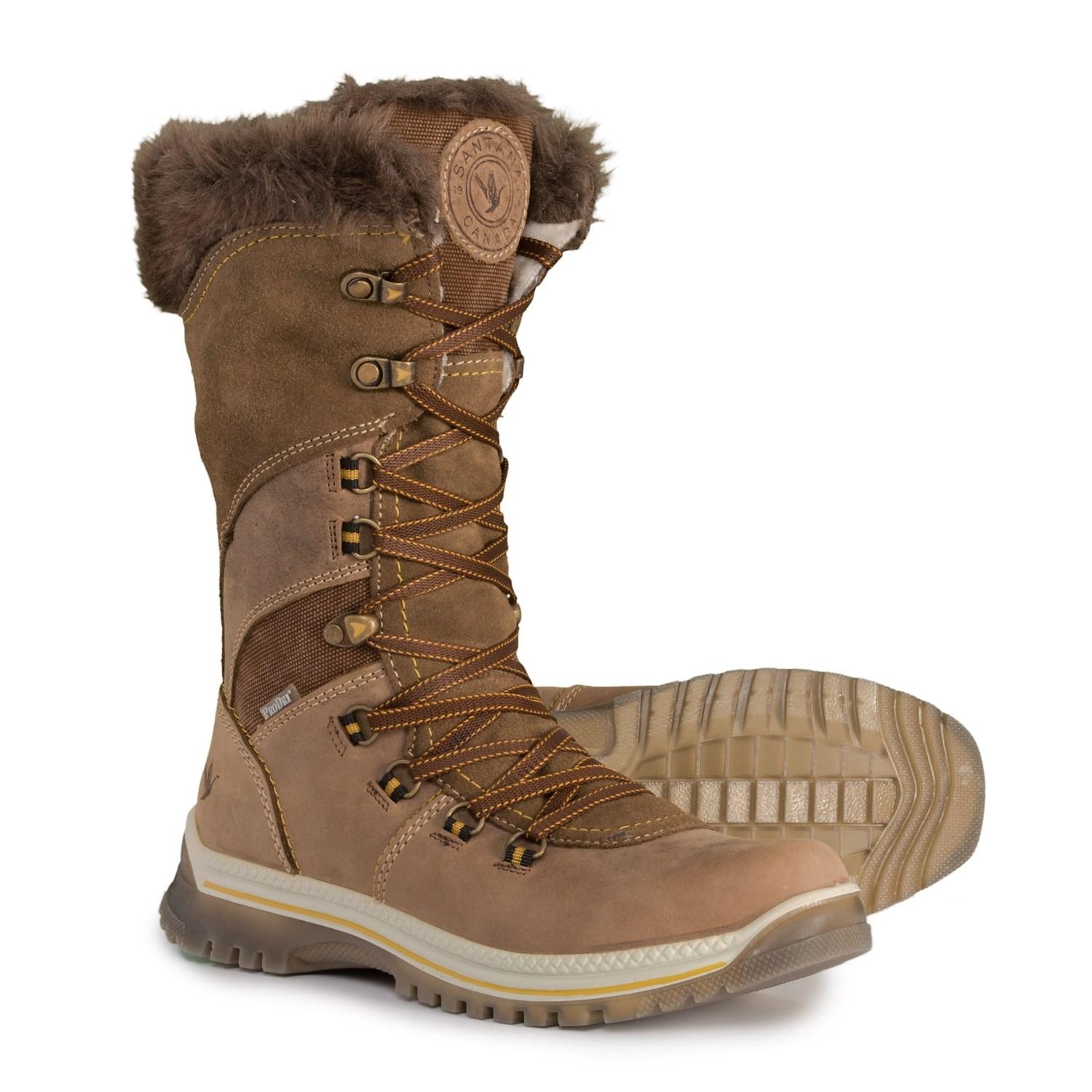 Santana Canada Morella Tall Winter Boots in Brown - Lyst