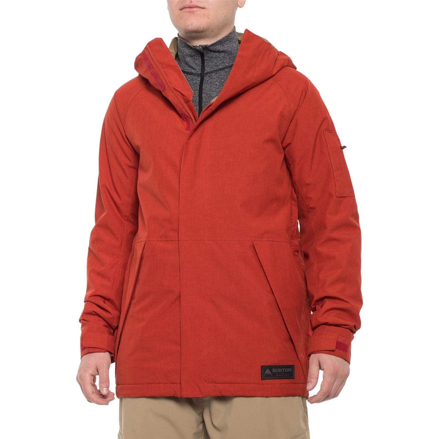 Burton Hilltop Snowboard Jacket in Red for Men Lyst