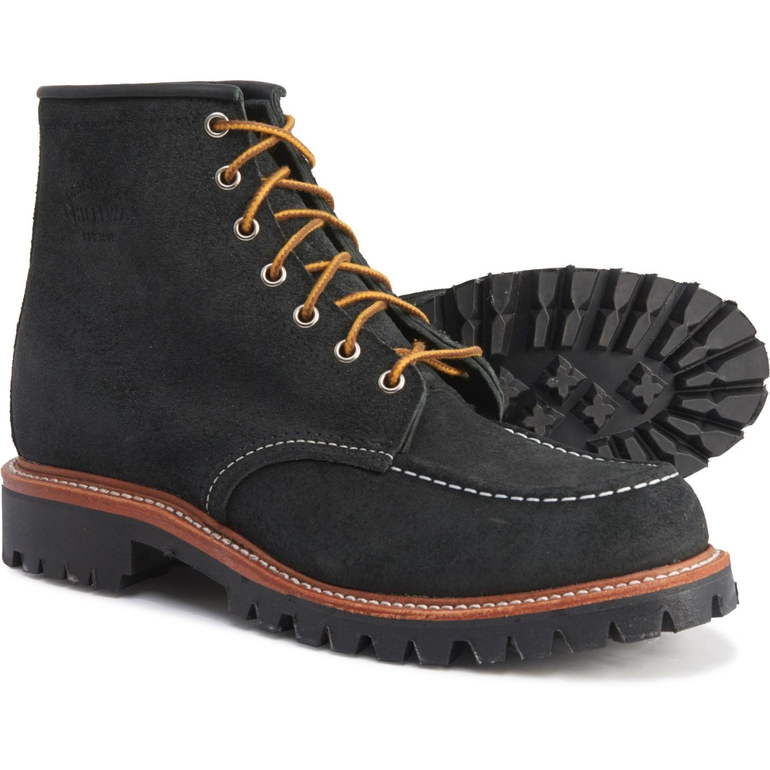 chippewa moc toe boots