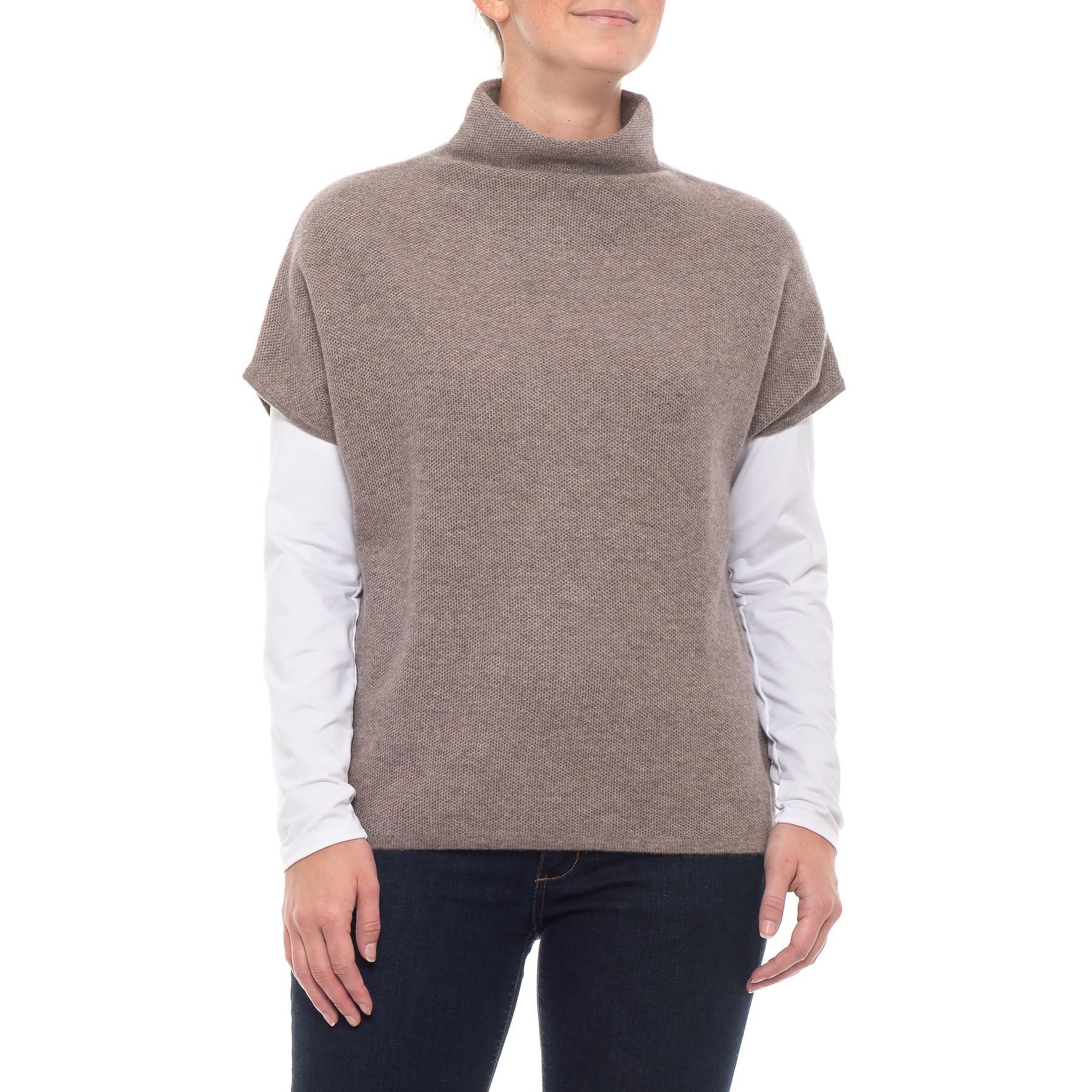 tahari mock neck sweater
