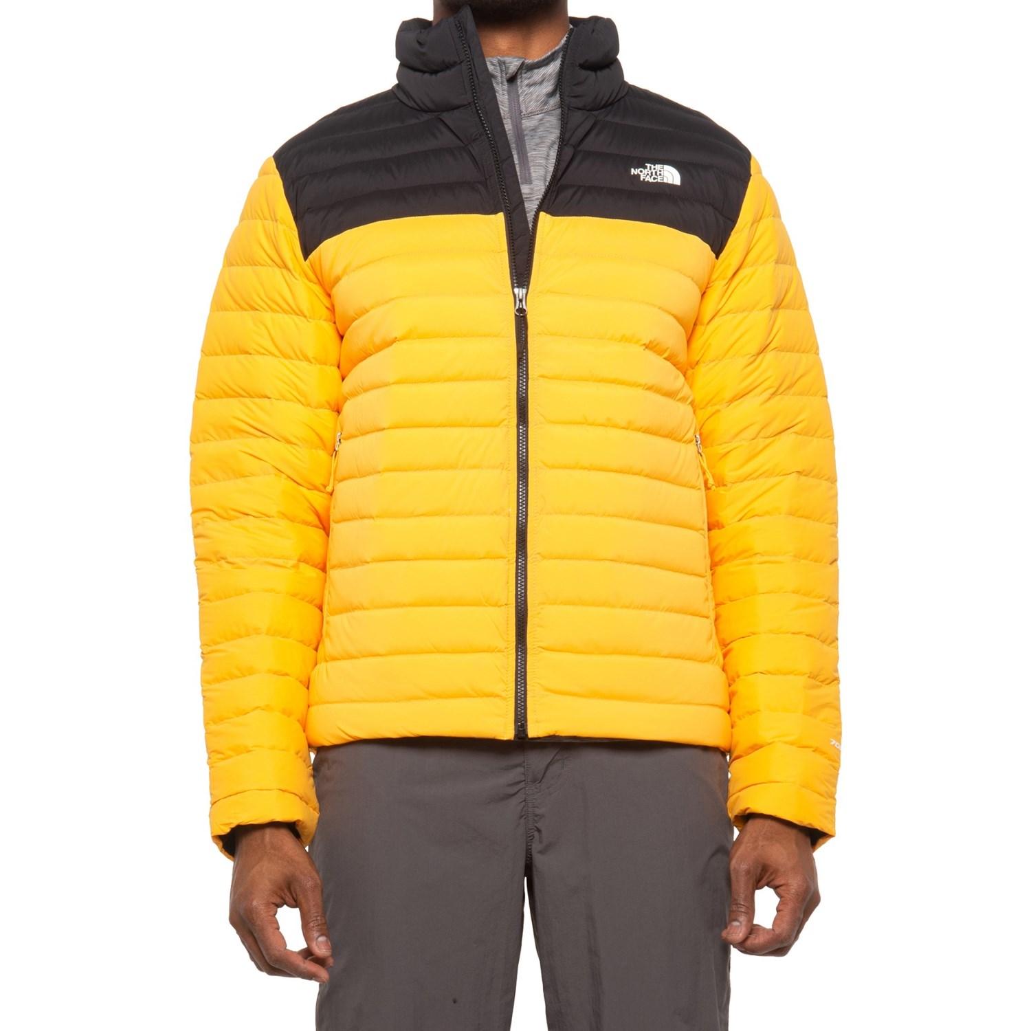 The North Face Goose Stretch Down Jacket in Yellow for Men | Lyst