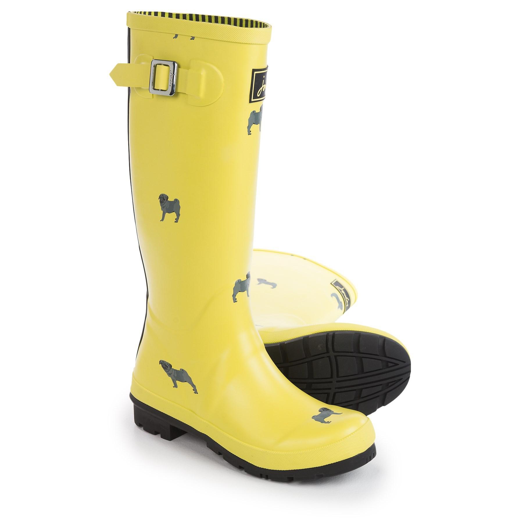 yellow rain boots for dogs