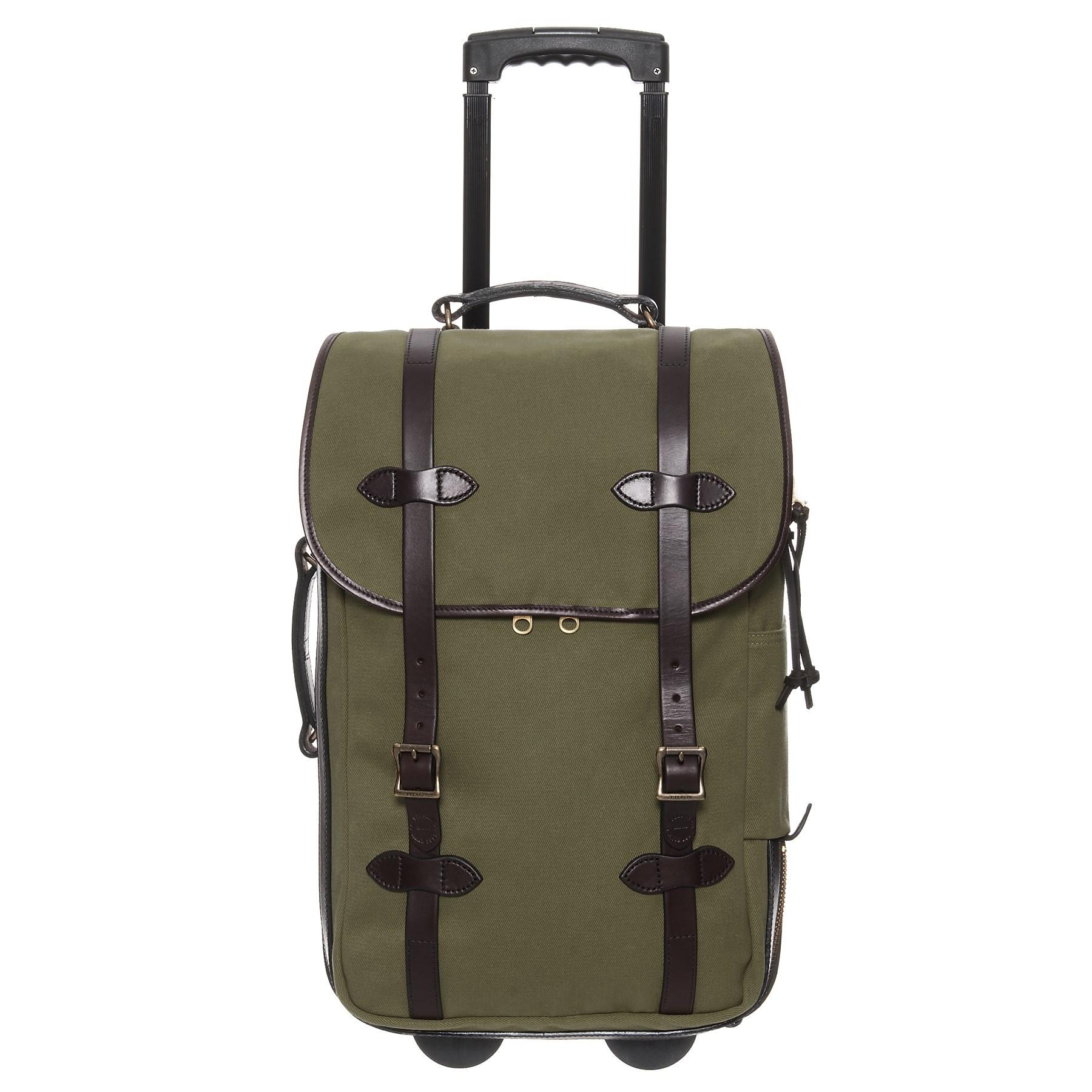 Filson 22" Rugged Twill Rolling Carry-on Suitcase in Green for Men | Lyst