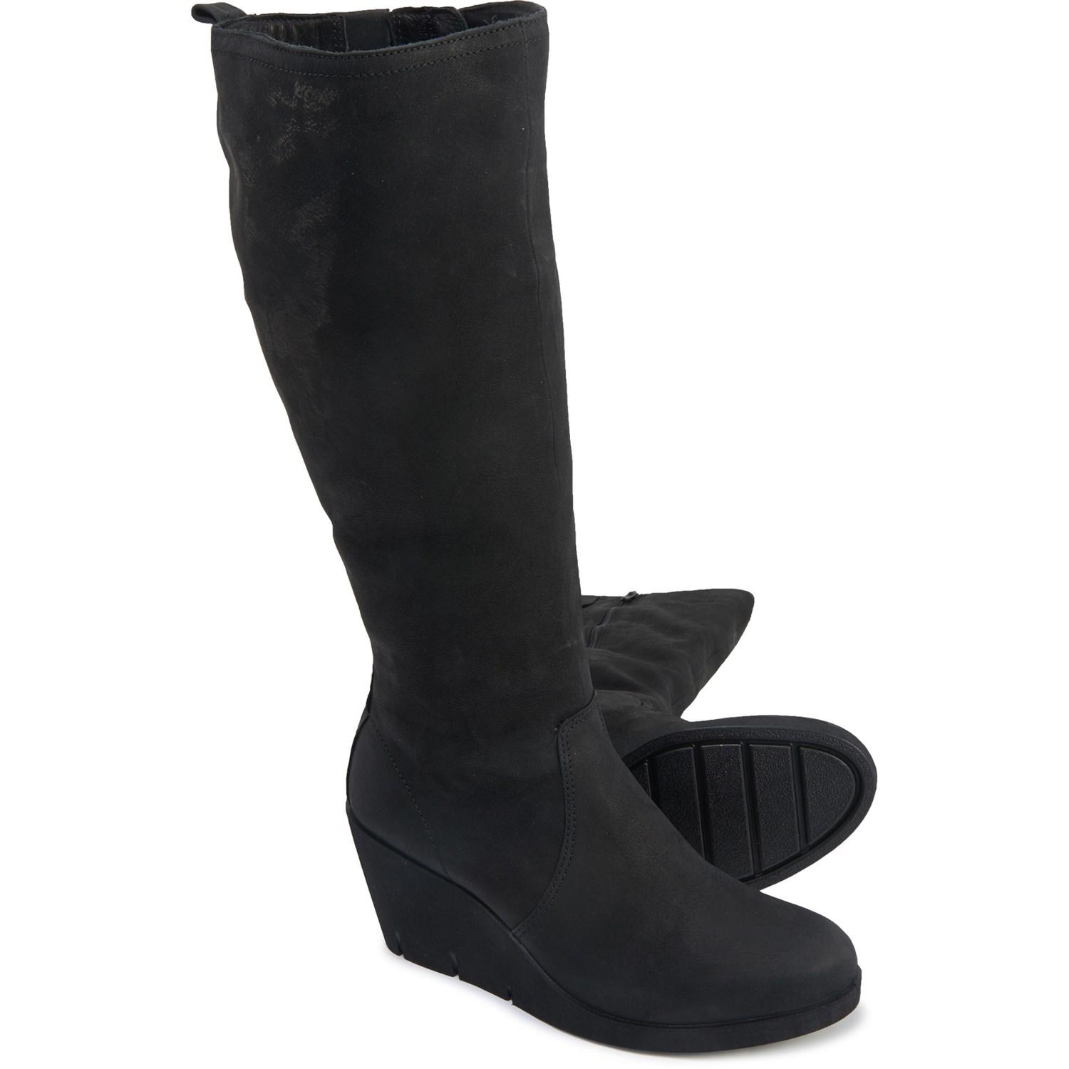 ecco bella wedge tall boot