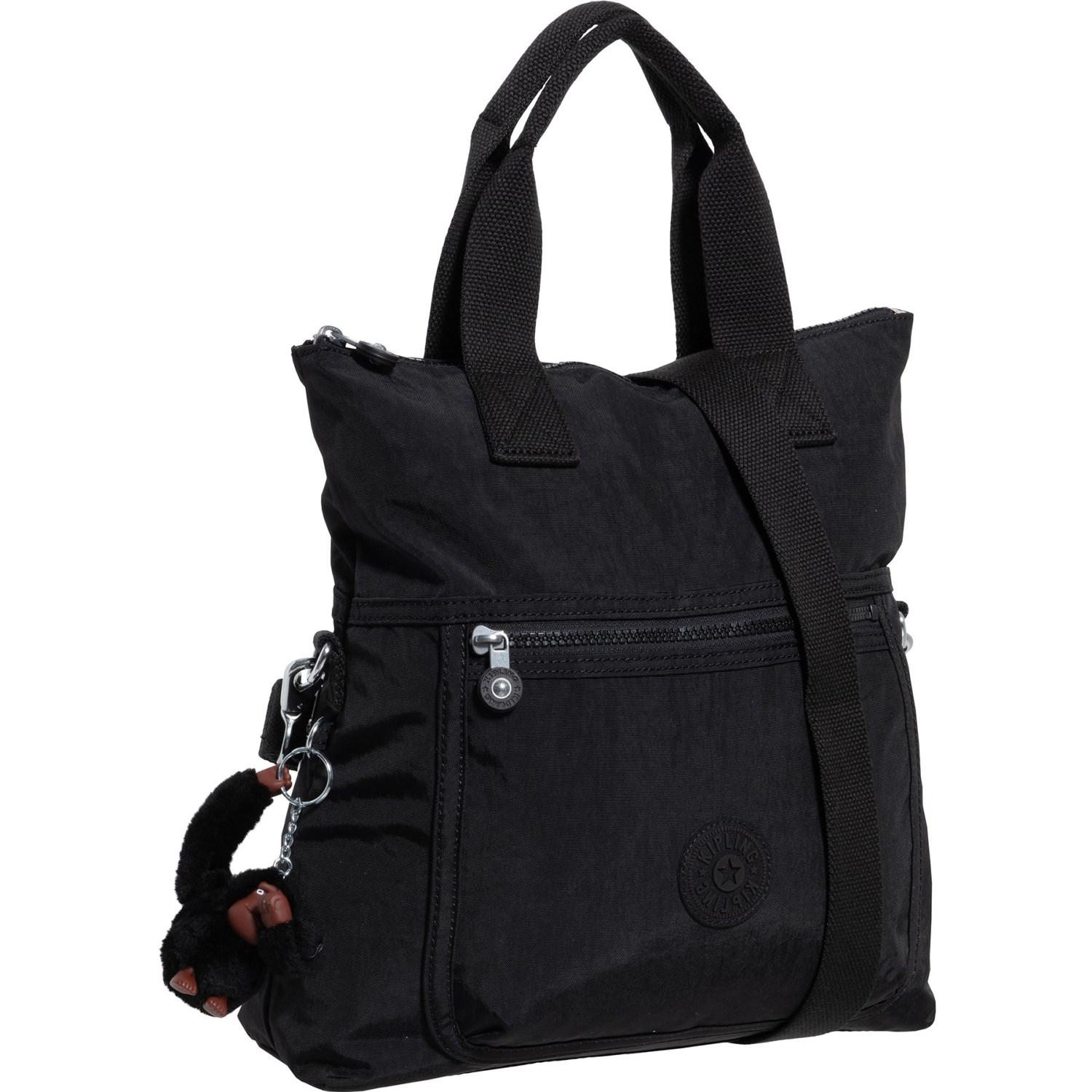 Kipling Eleva Convertible Crossbody Tote Bag in Black | Lyst