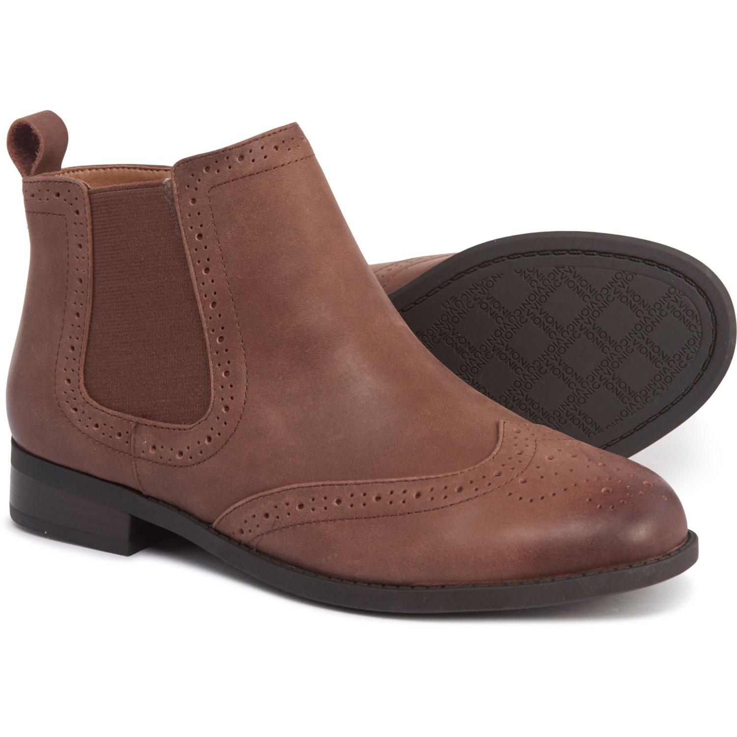 vionic leather boots