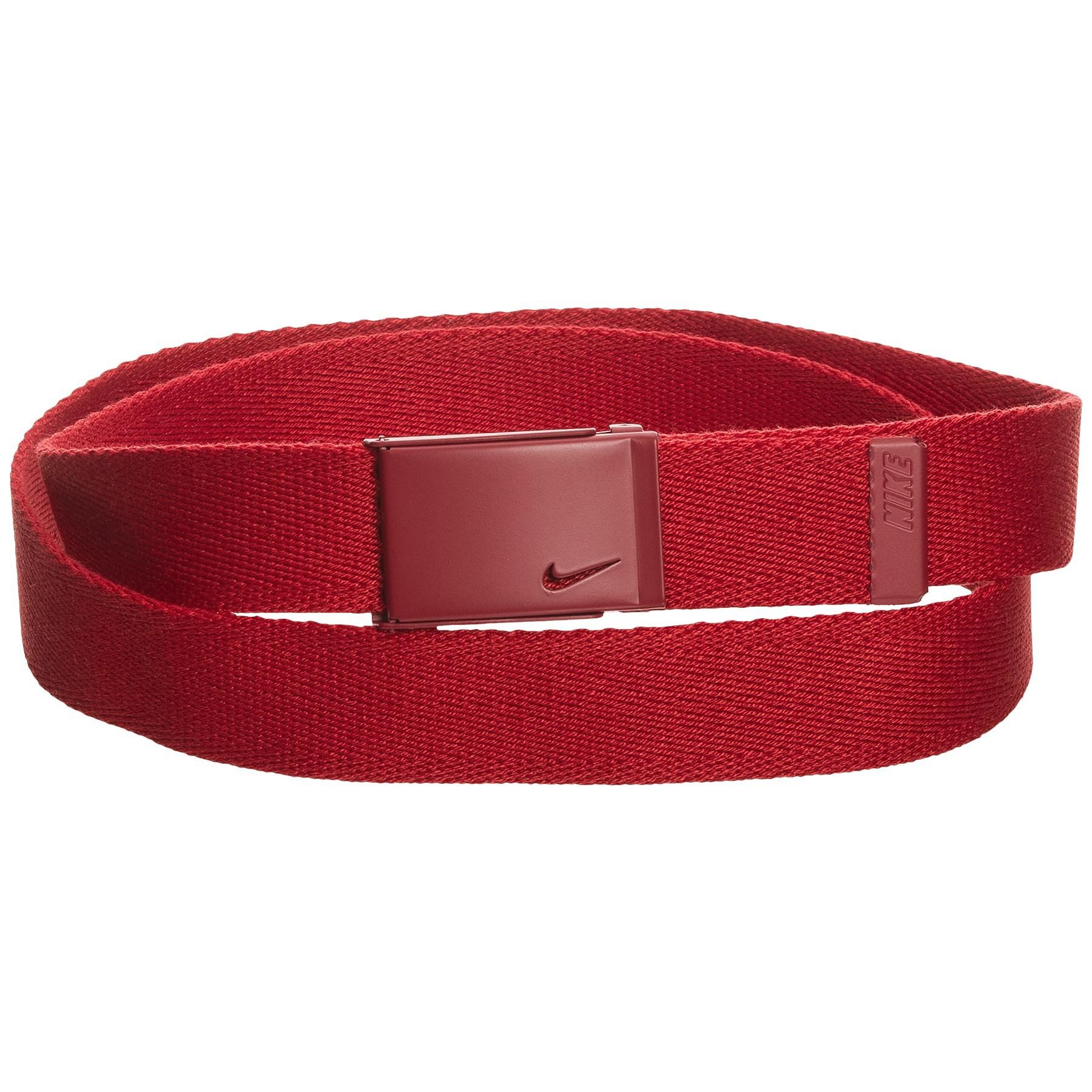 red nike belt
