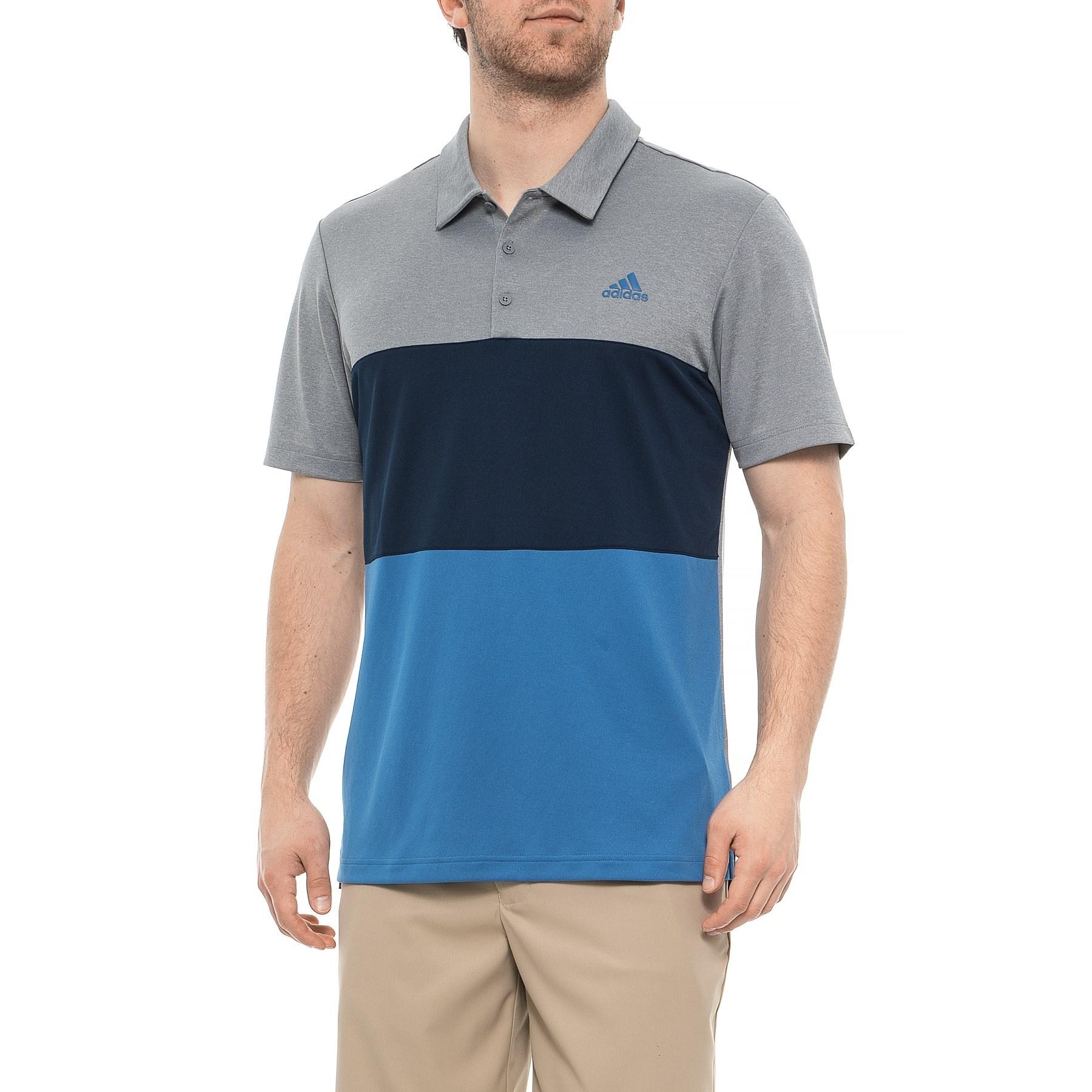 adidas colorblock polo