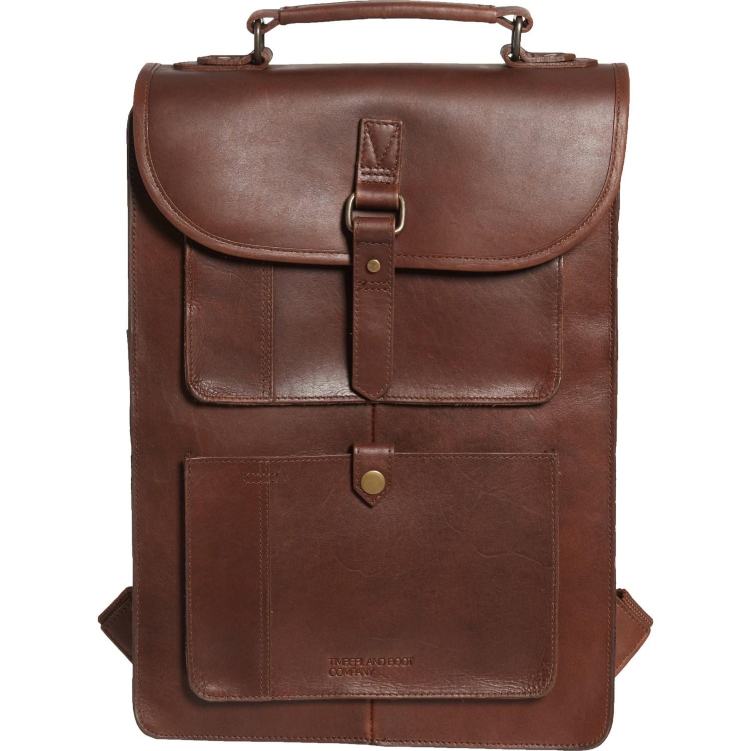 Timberland Leather Made In India Lost History Backpack in Dark Brown  (Brown) for Men - Lyst