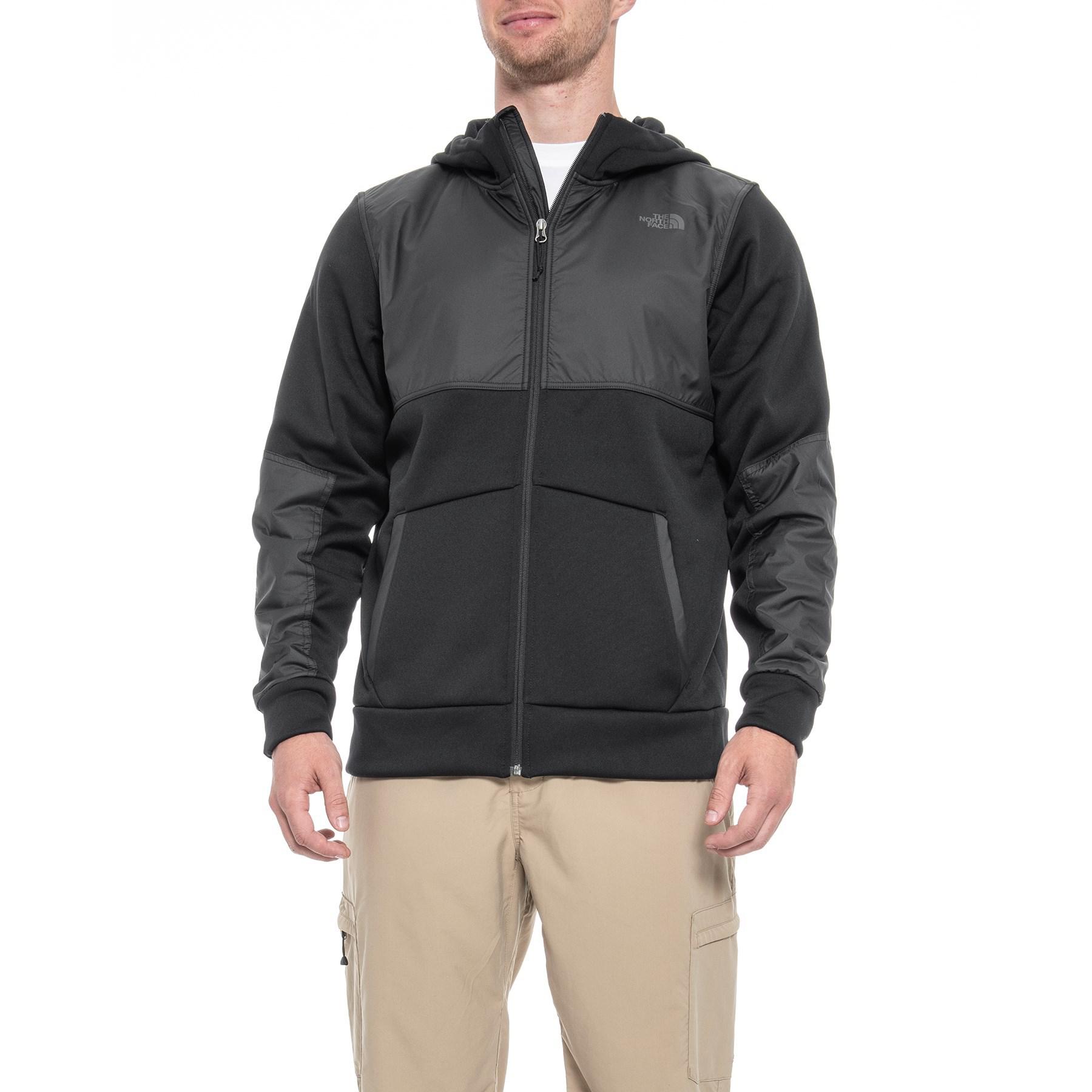 the north face climb on full zip hoodie