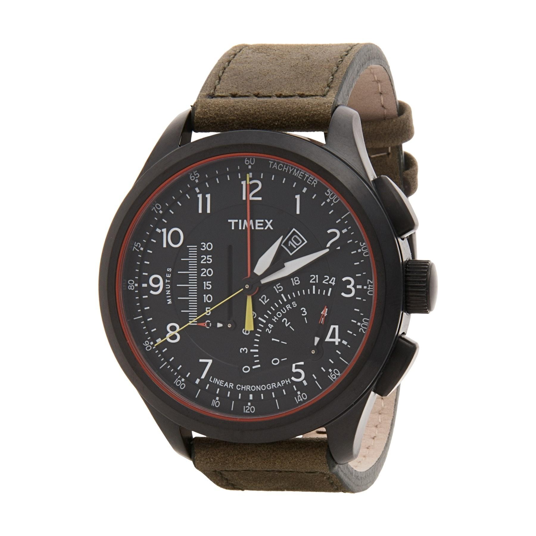 timex linear chronograph
