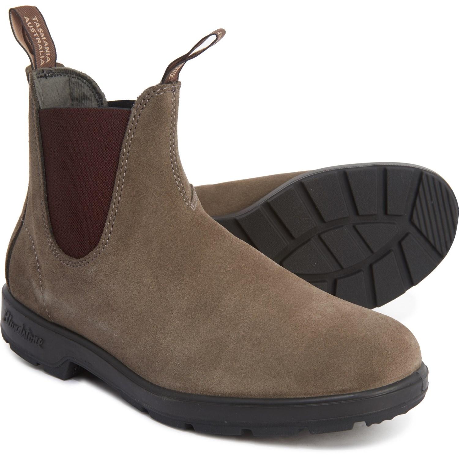 olive suede chelsea boots