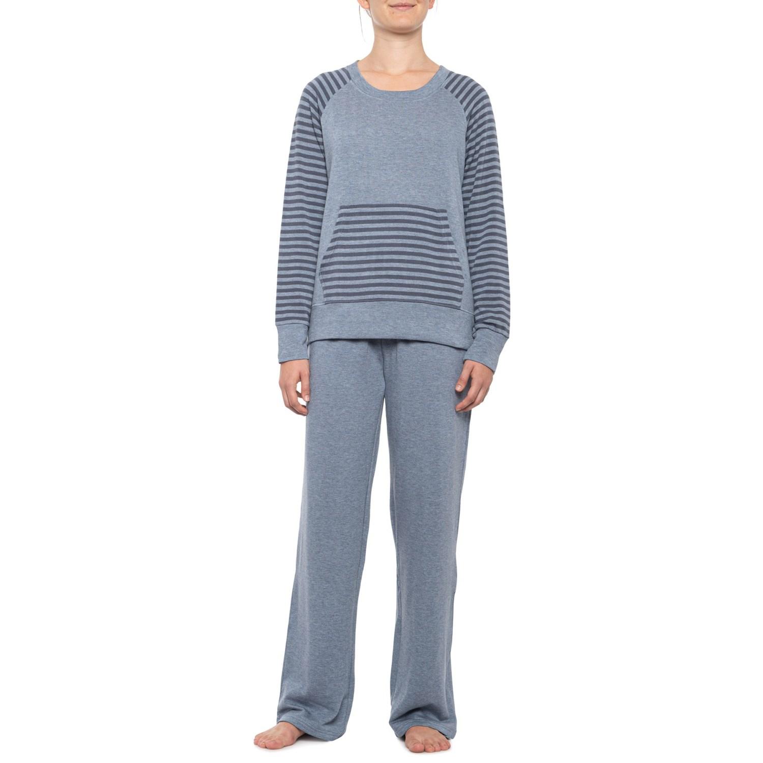 Echo French Terry Pajamas in Blue Lyst