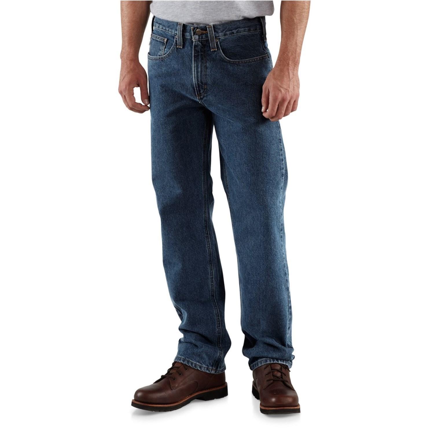 Carhartt Denim B480 Traditional Fit Straight-leg Jeans in Dark Vintage ...