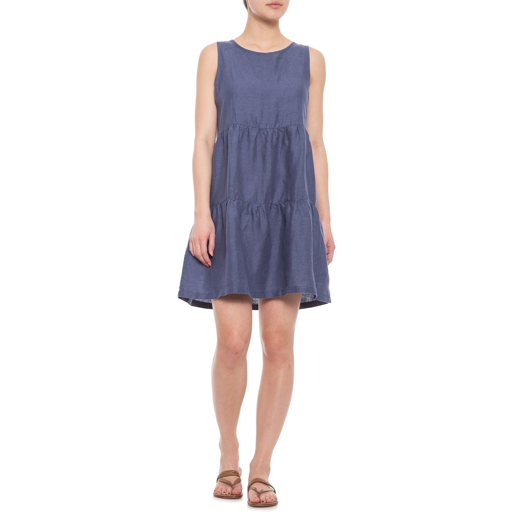 c and c california linen dress
