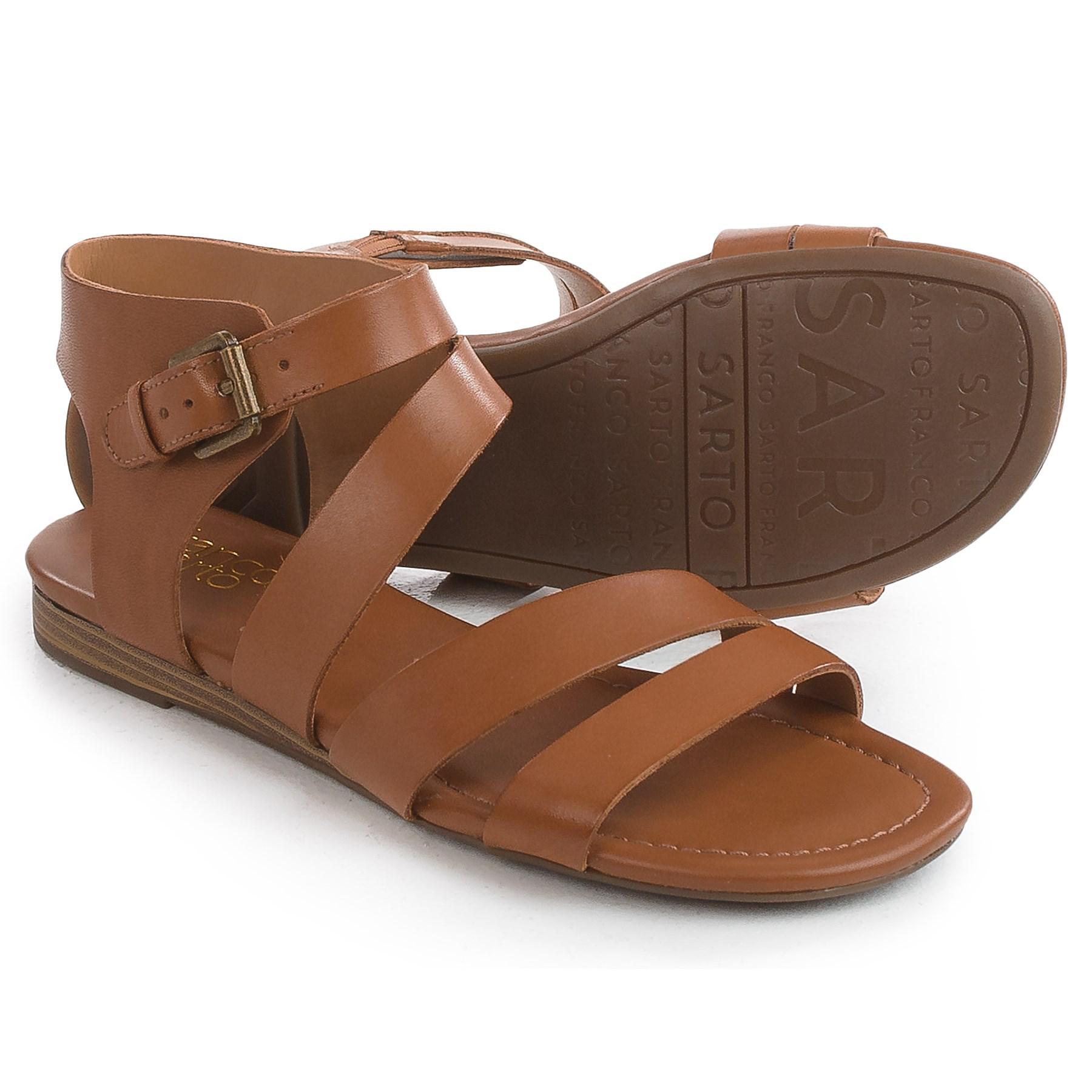 Franco Sarto Leather Genji Sandals in 