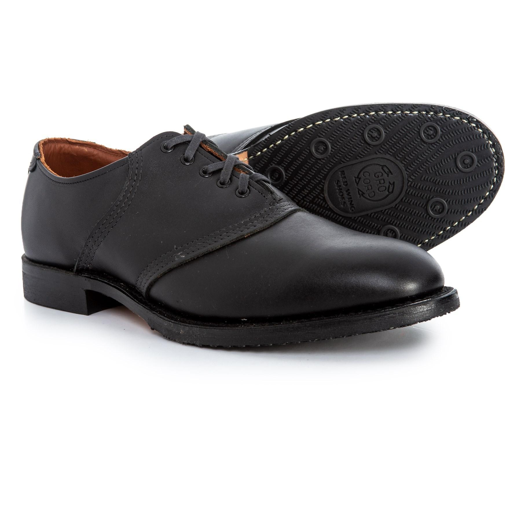 red wing saddle leather oxford