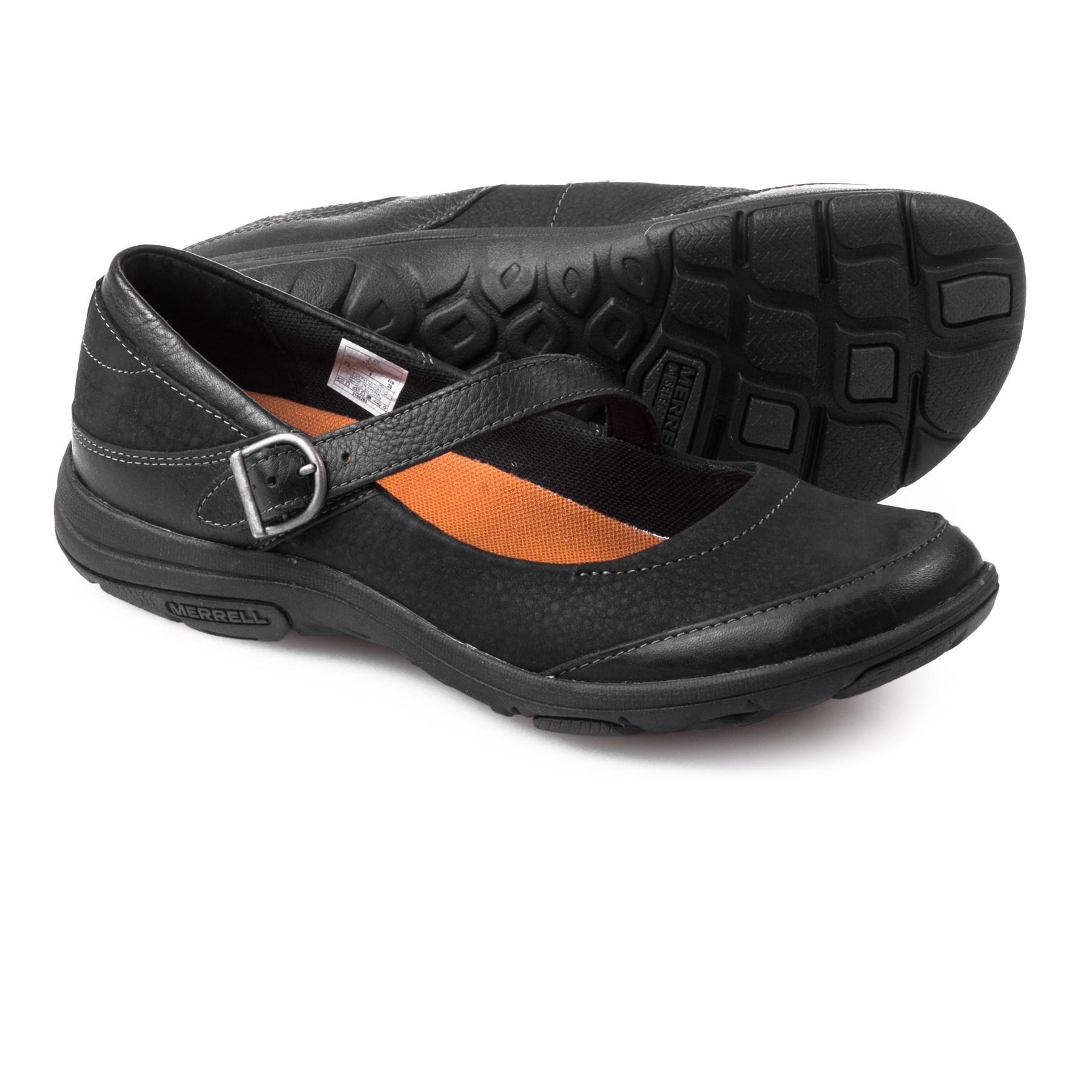 Merrell Dassie Mary Jane Shoes in Black | Lyst