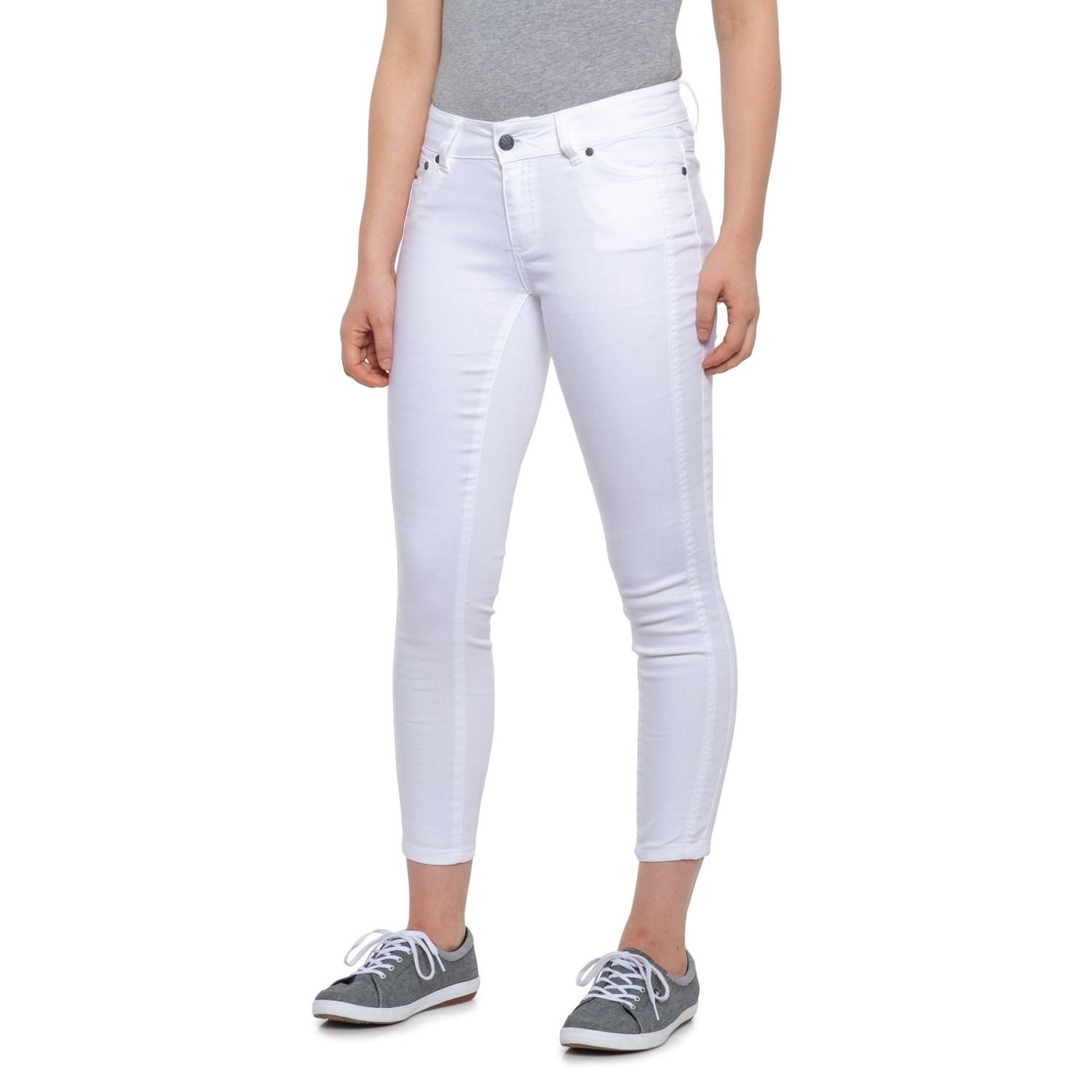 Prana Denim Carlotta Crop Pants in White - Lyst