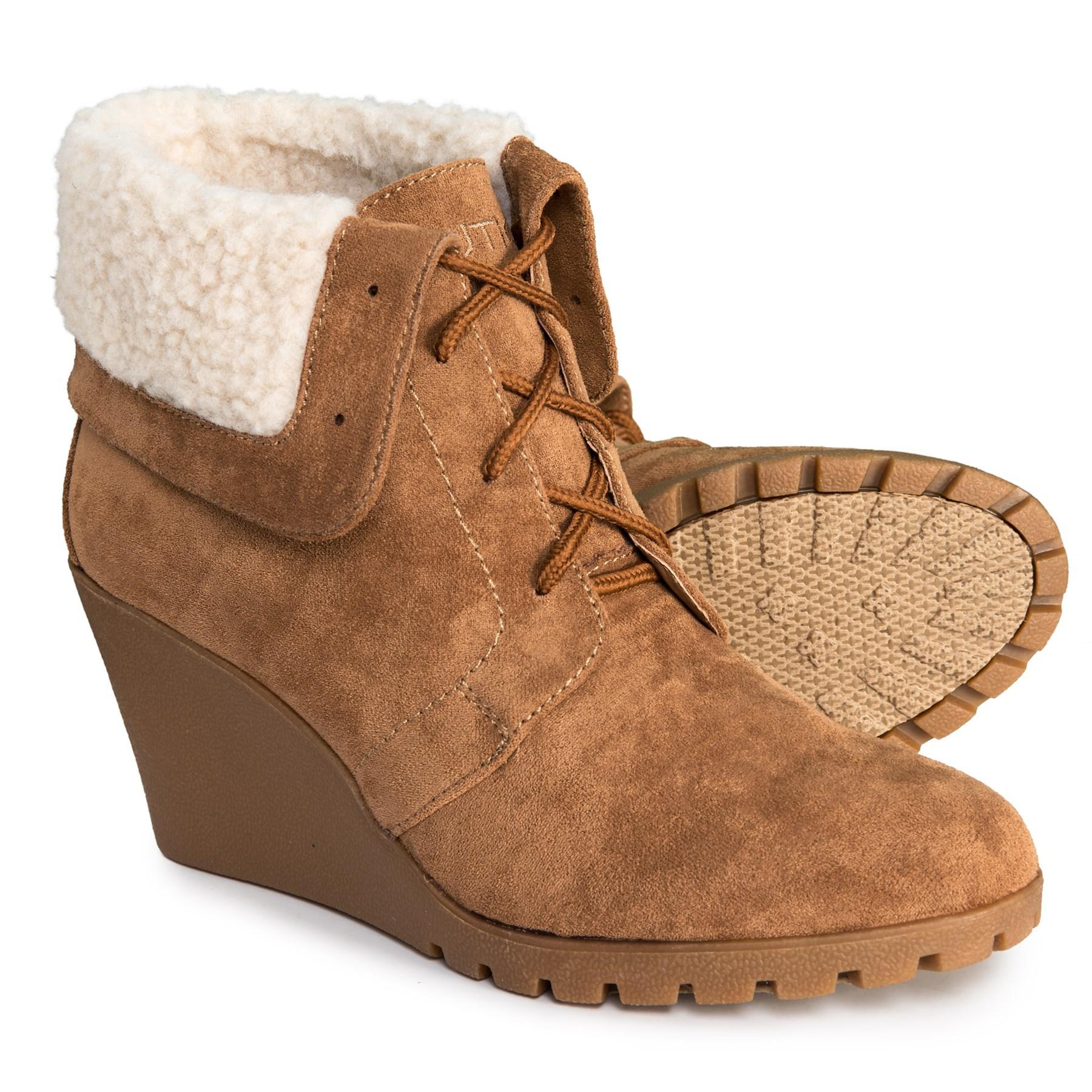 Nautica New Rendon Wedge Ankle Boots 