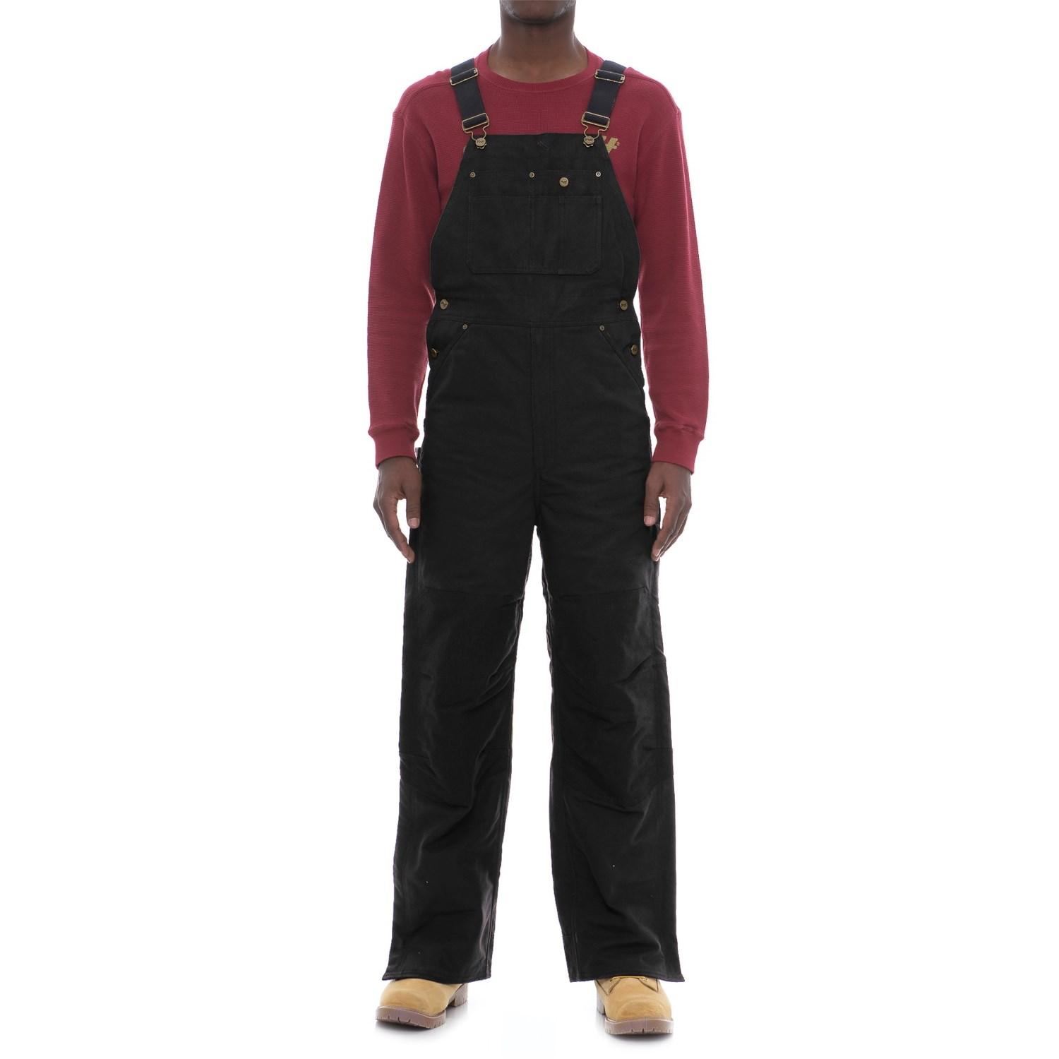 Timberland Synthetic Gut Check Premium Bib Overalls in Black for Men - Lyst