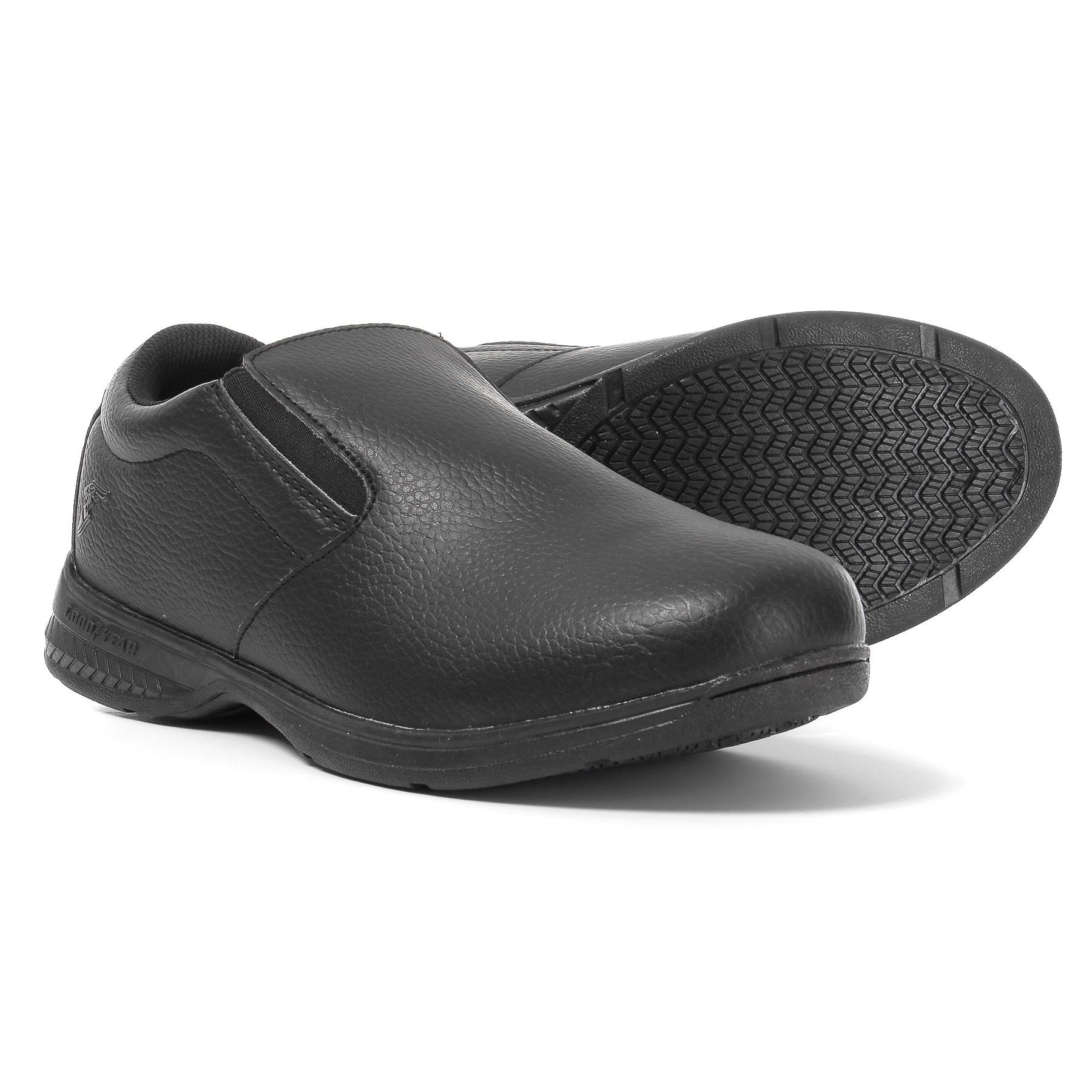 black non slip work shoes