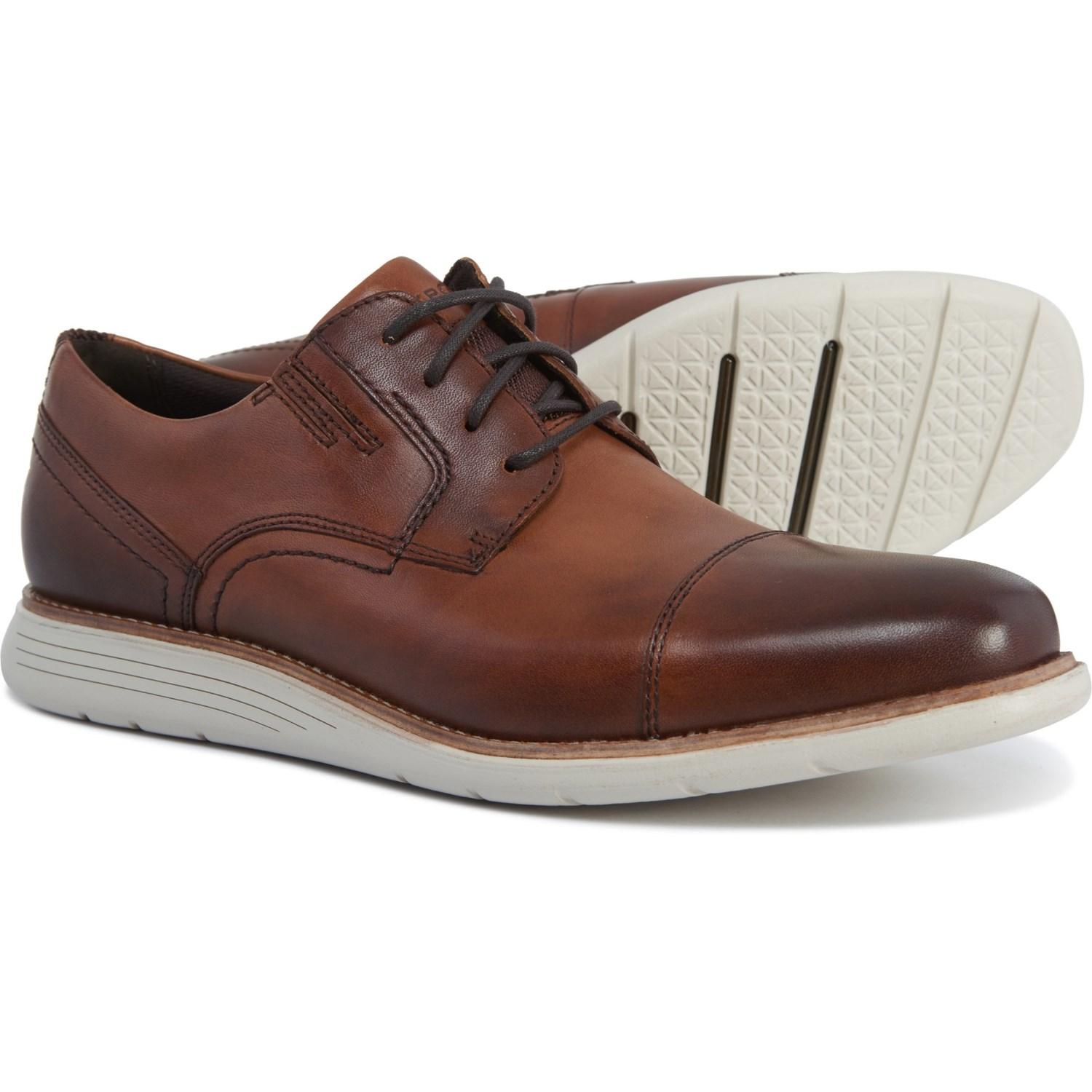 rockport moc toe shoes