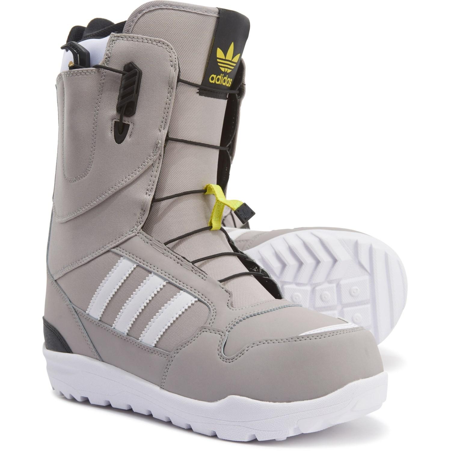 adidas Grey-white-yellow Zx 500 Snowboard Boots in Gray for Men - Lyst
