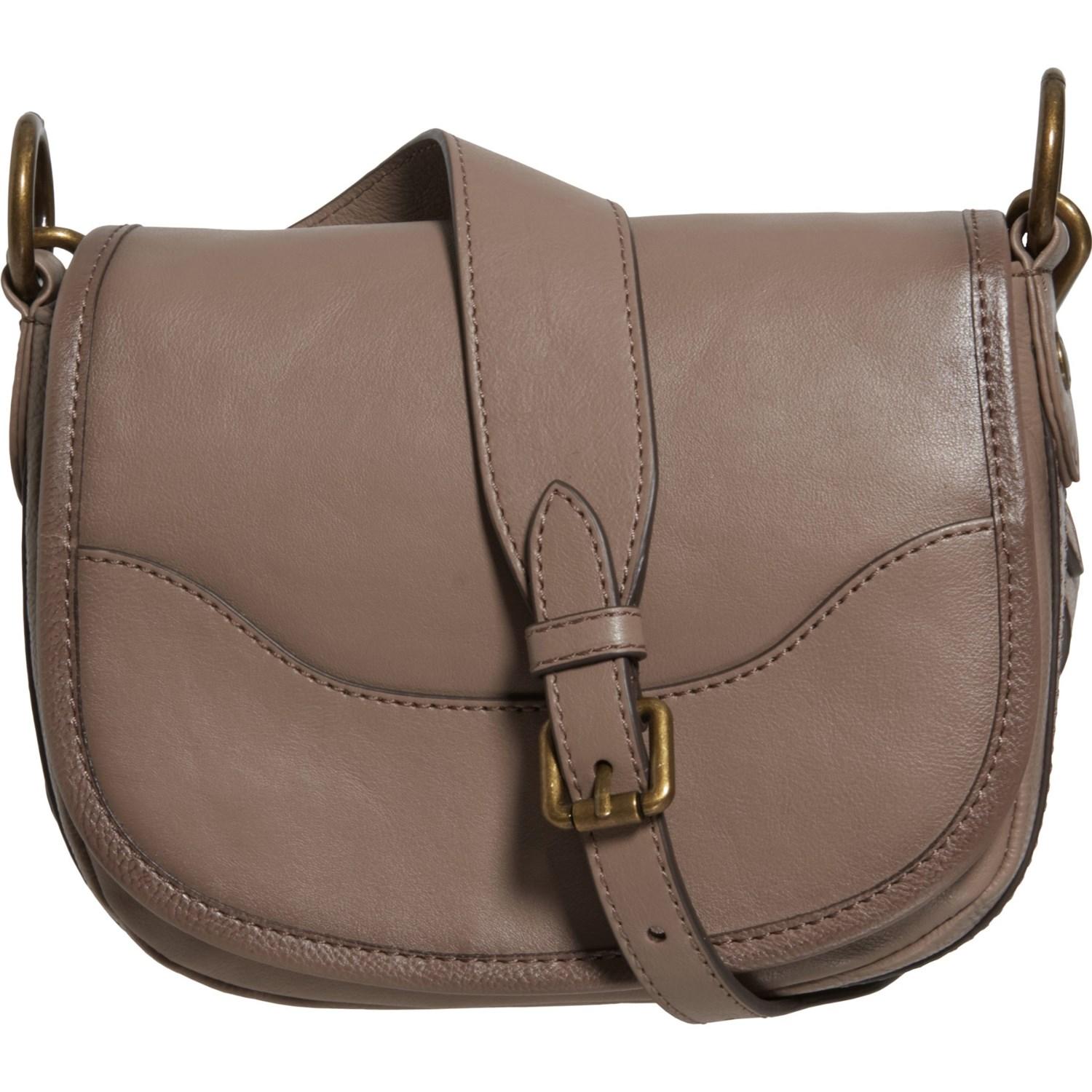 Frye Lucy Saddle Bag in Grey (Gray) Lyst