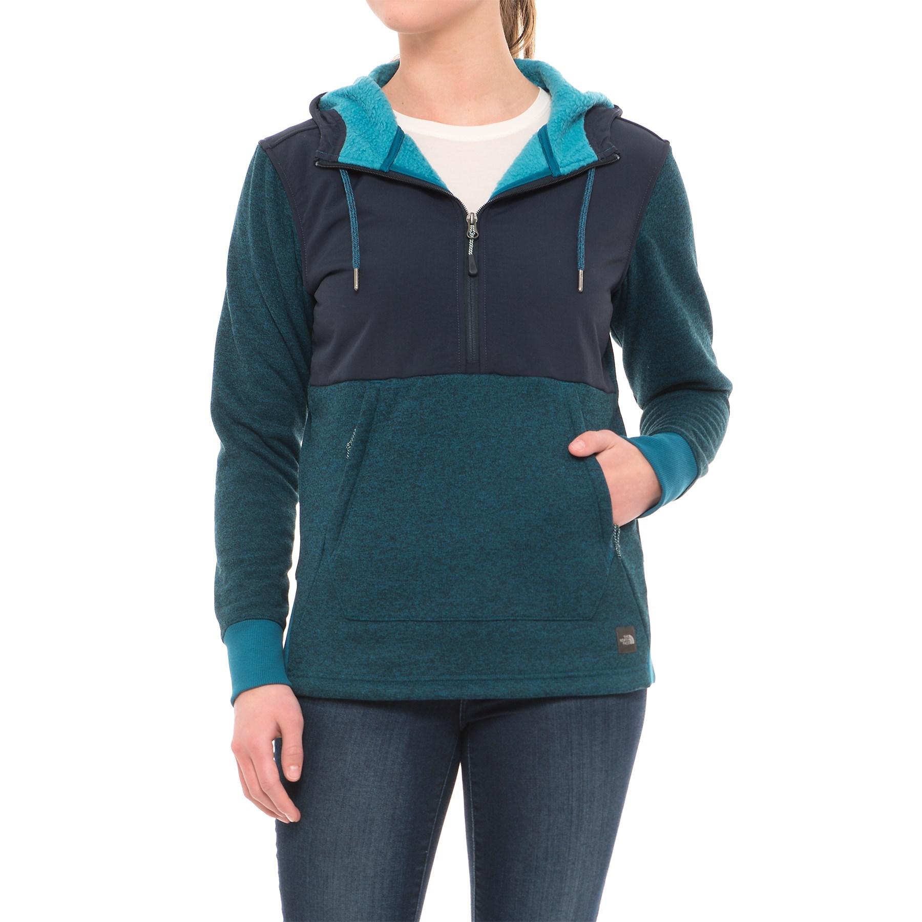 womens north face sherpa hoodie