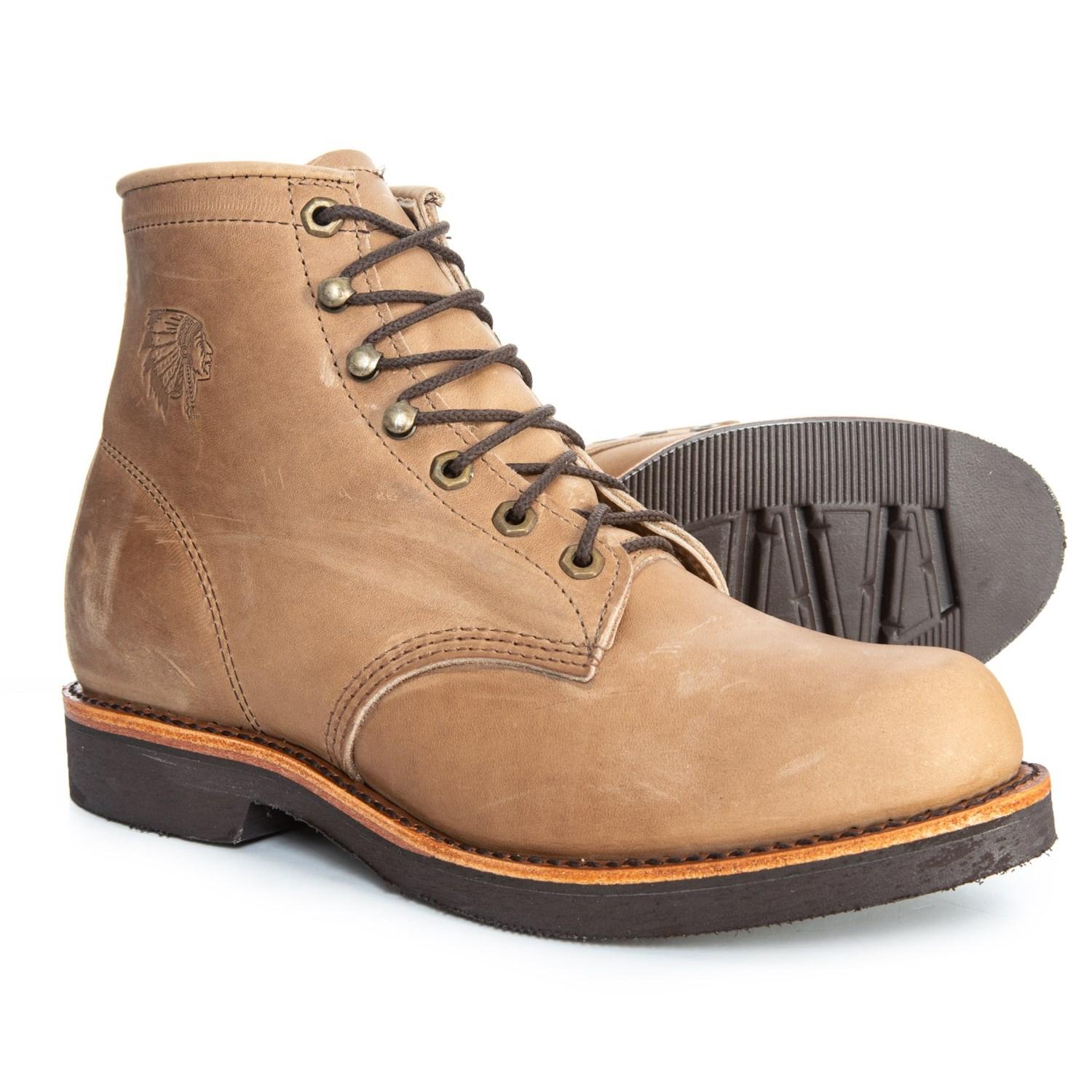 Thompson Classic Work Boots in Tan 