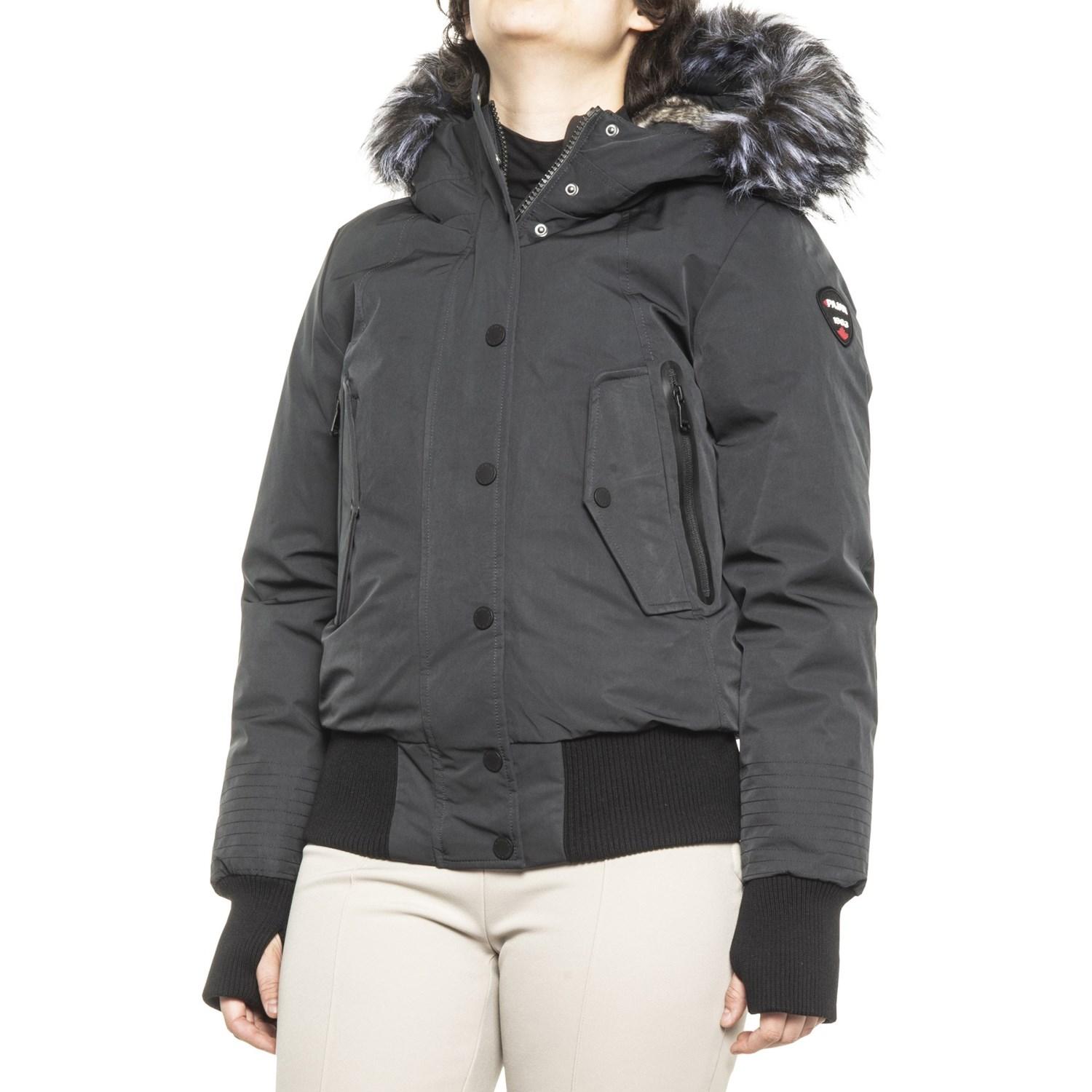 Pajar Synthetic Cordova Down Bomber Jacket in Black (Gray) Lyst