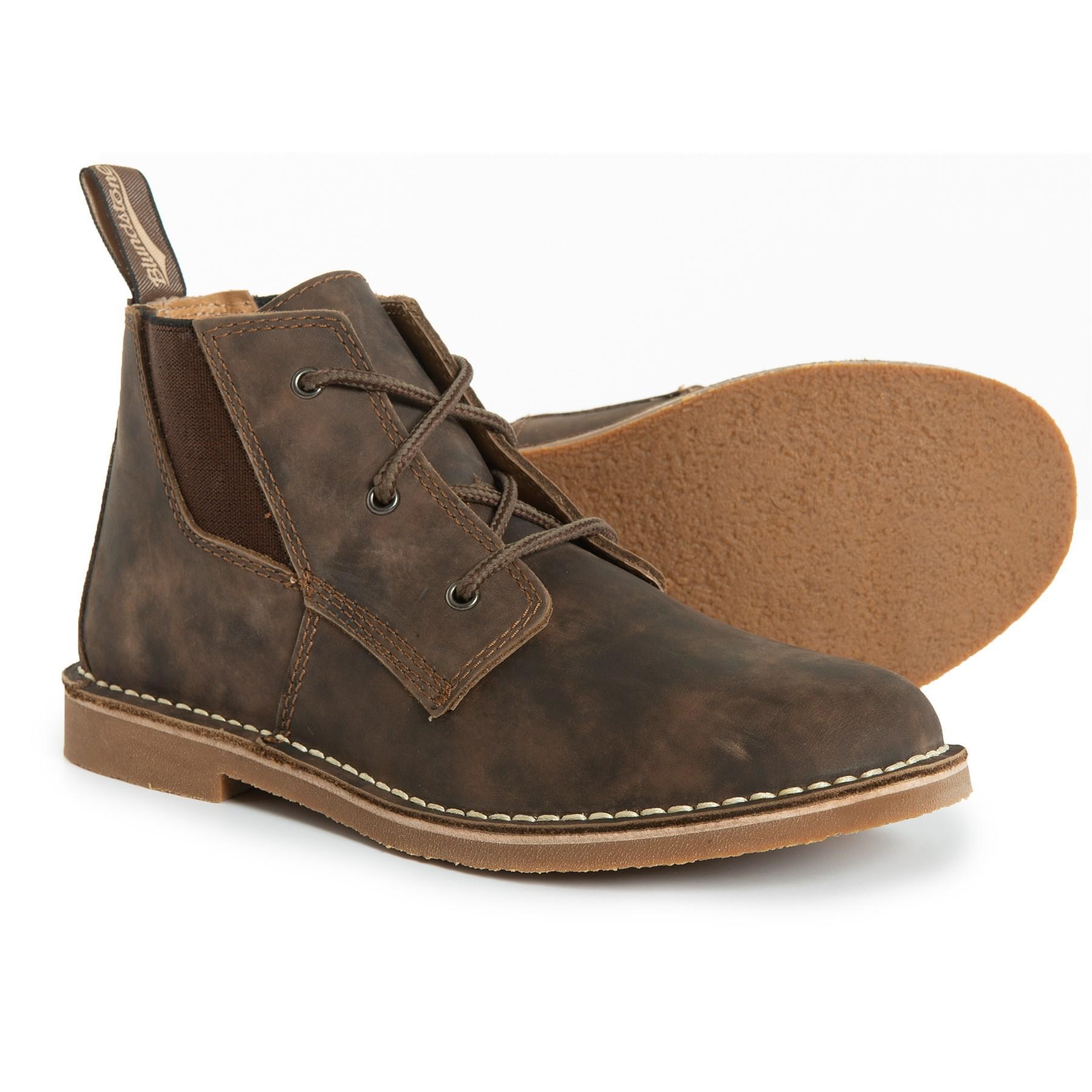 blundstone leather chukka boots