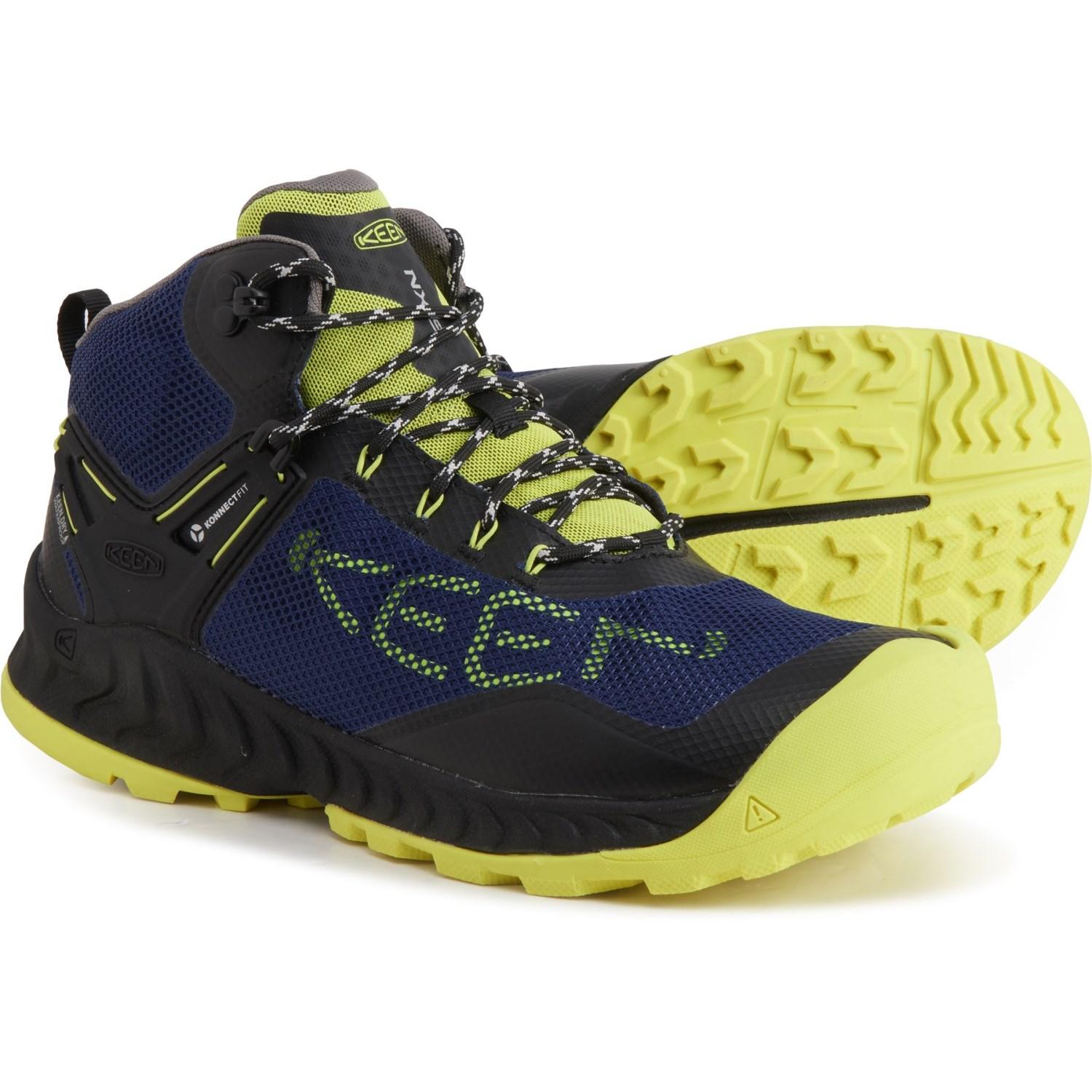 Keen Nxis Evo Mid Hiking Boots in Yellow for Men Lyst