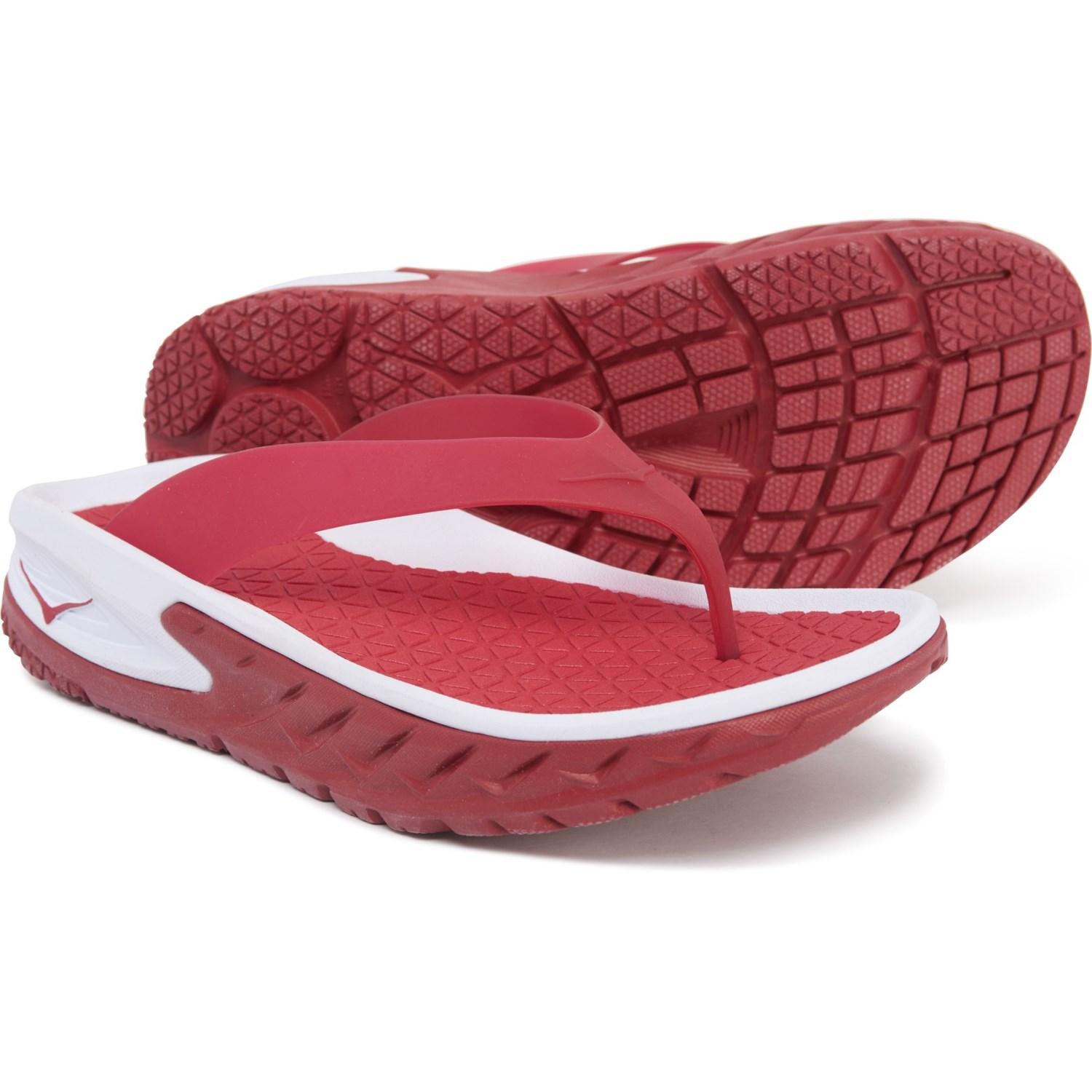 hoka one one recovery flip flops