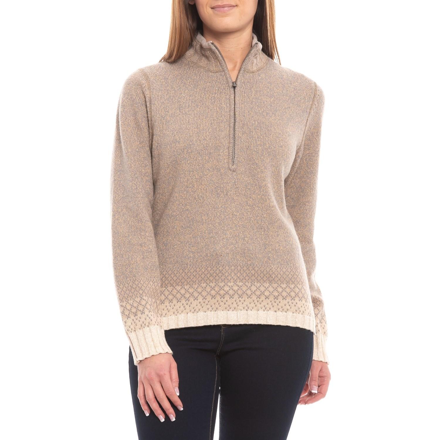 brown and tan sweater