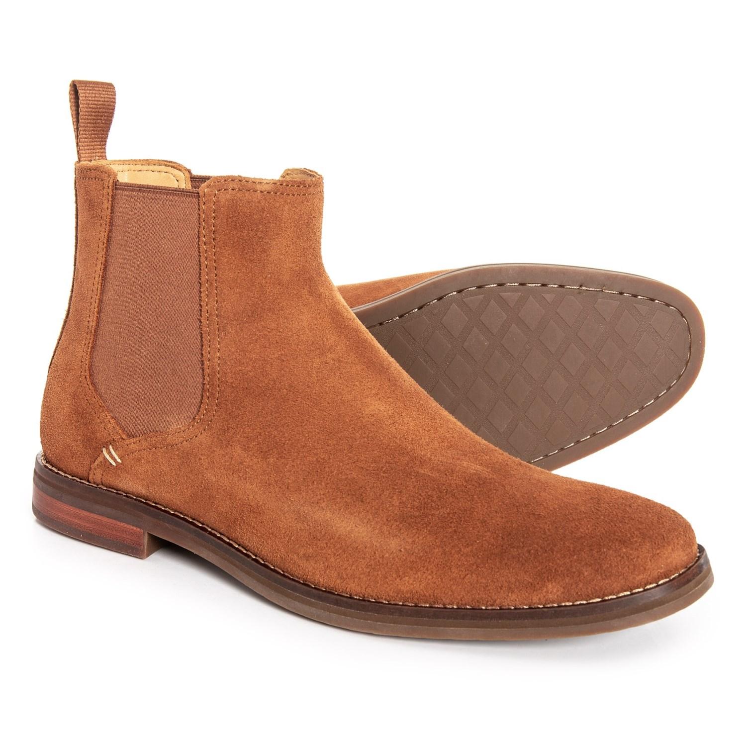 sperry gold exeter leather chelsea boot