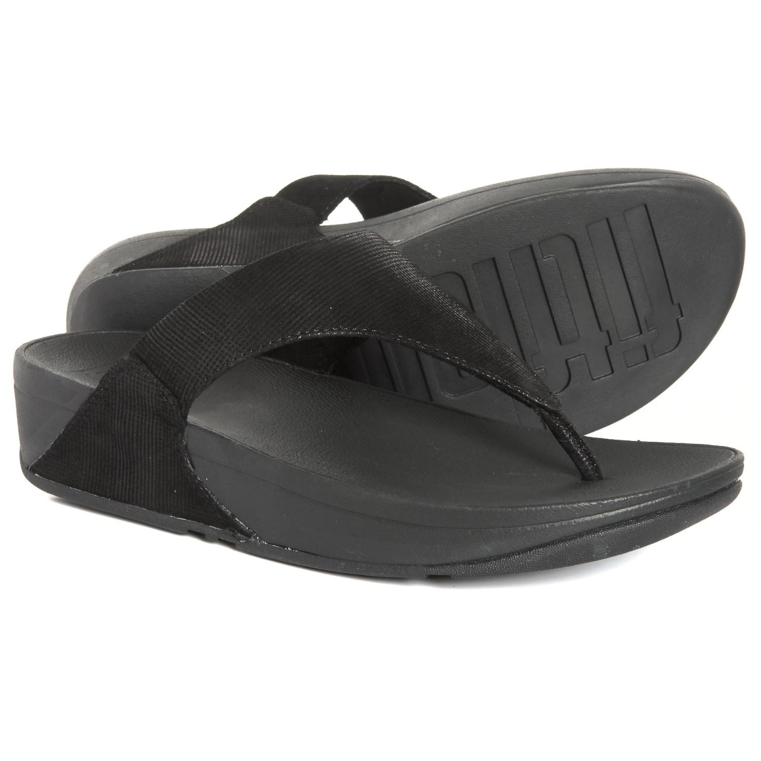 fitflop lulu shimmer black