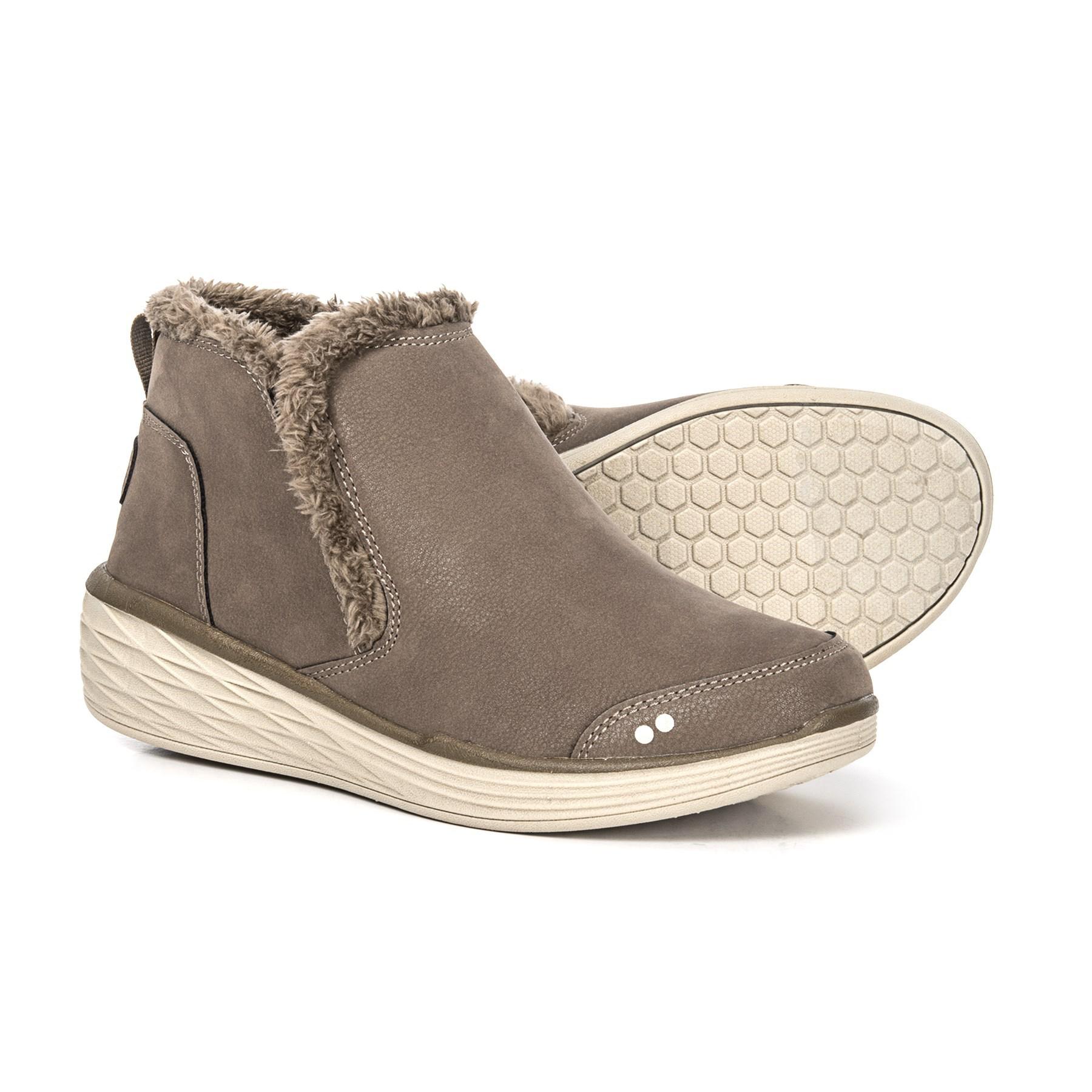 ryka namaste ankle wedge boots