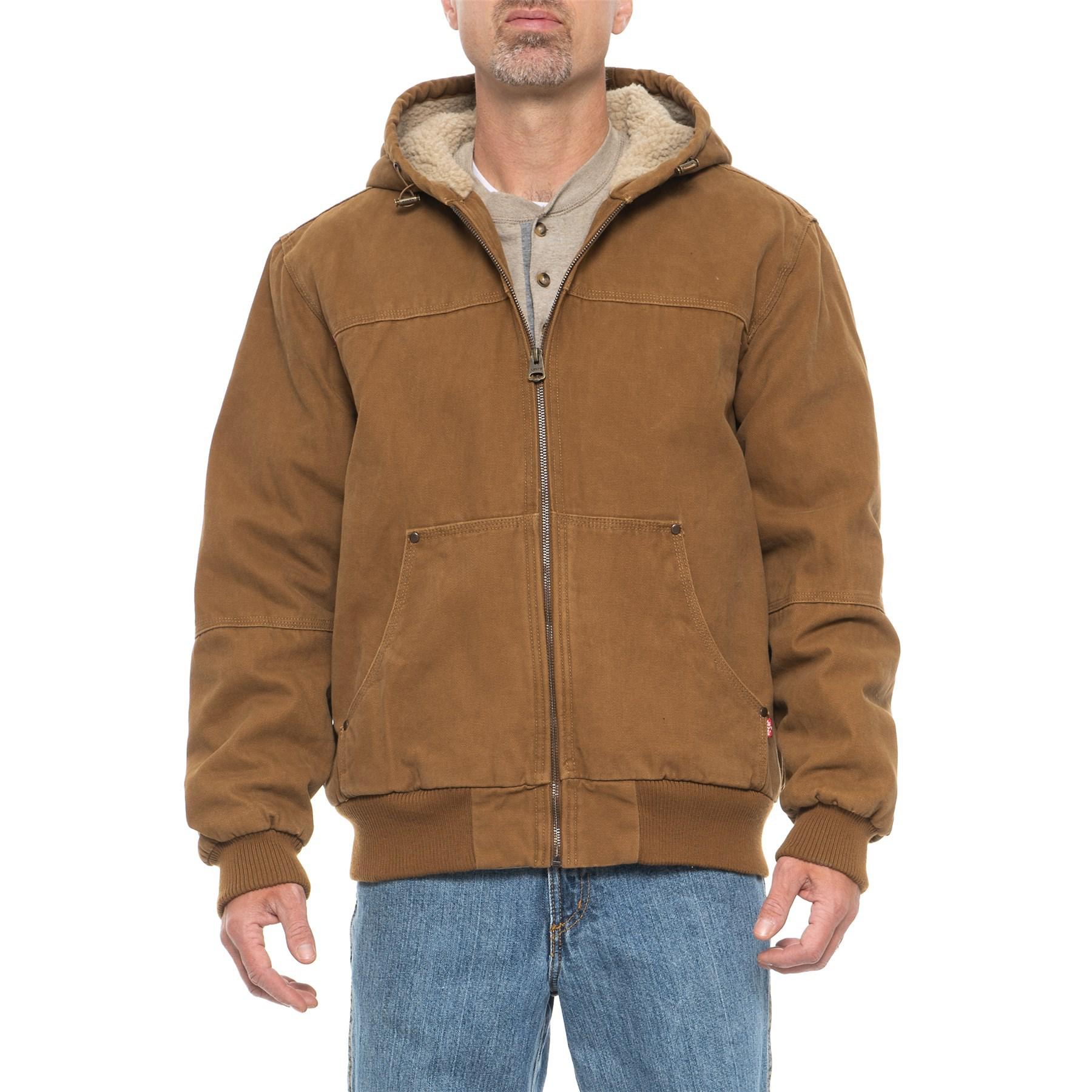 levi's hooded bomber jacket