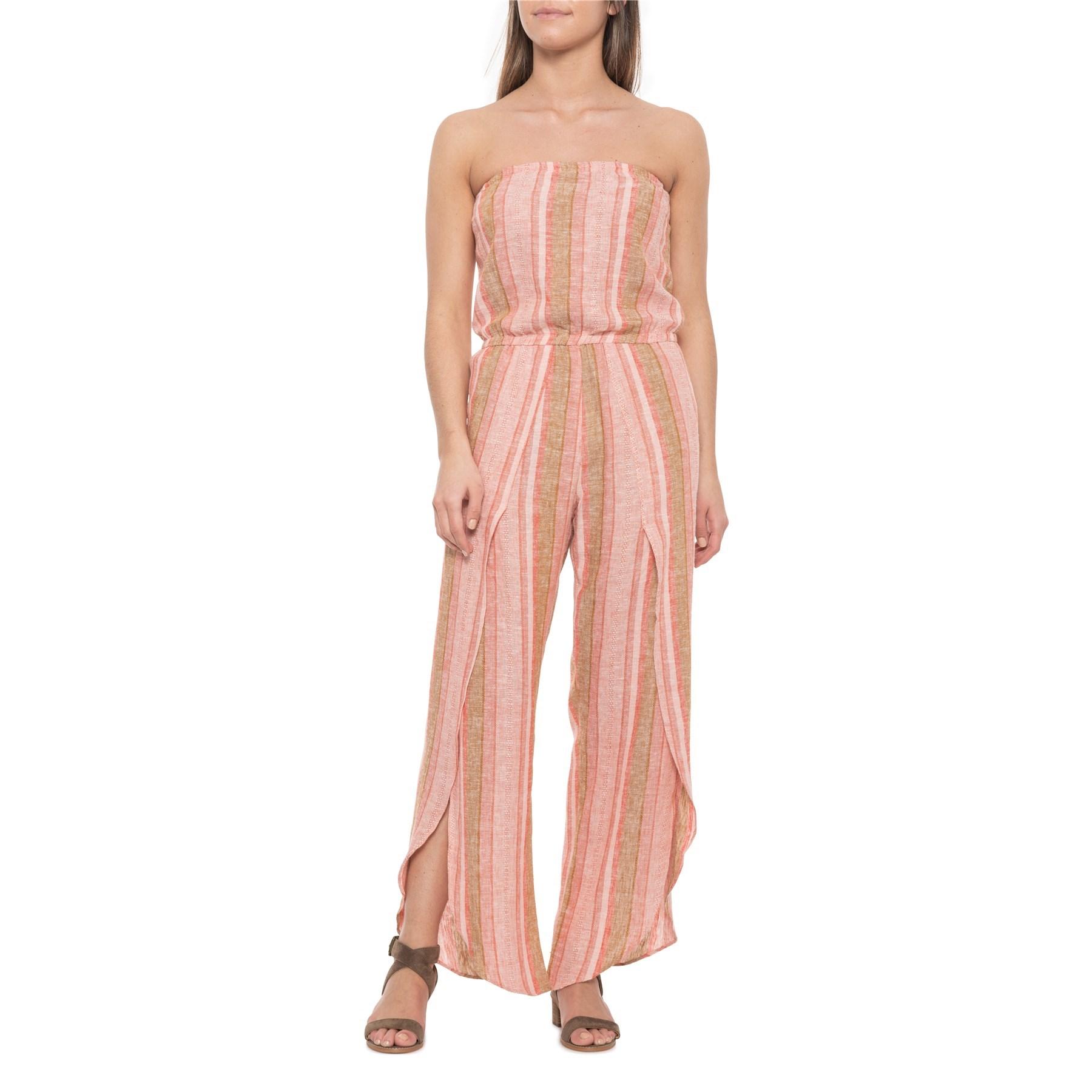 drew striped jumpsuit