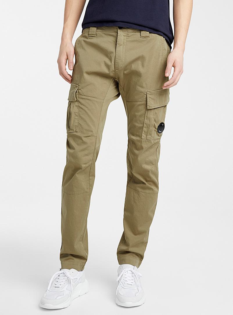 C.P. Company Cotton Raso Stretch Pant in Green for Men | Lyst Canada