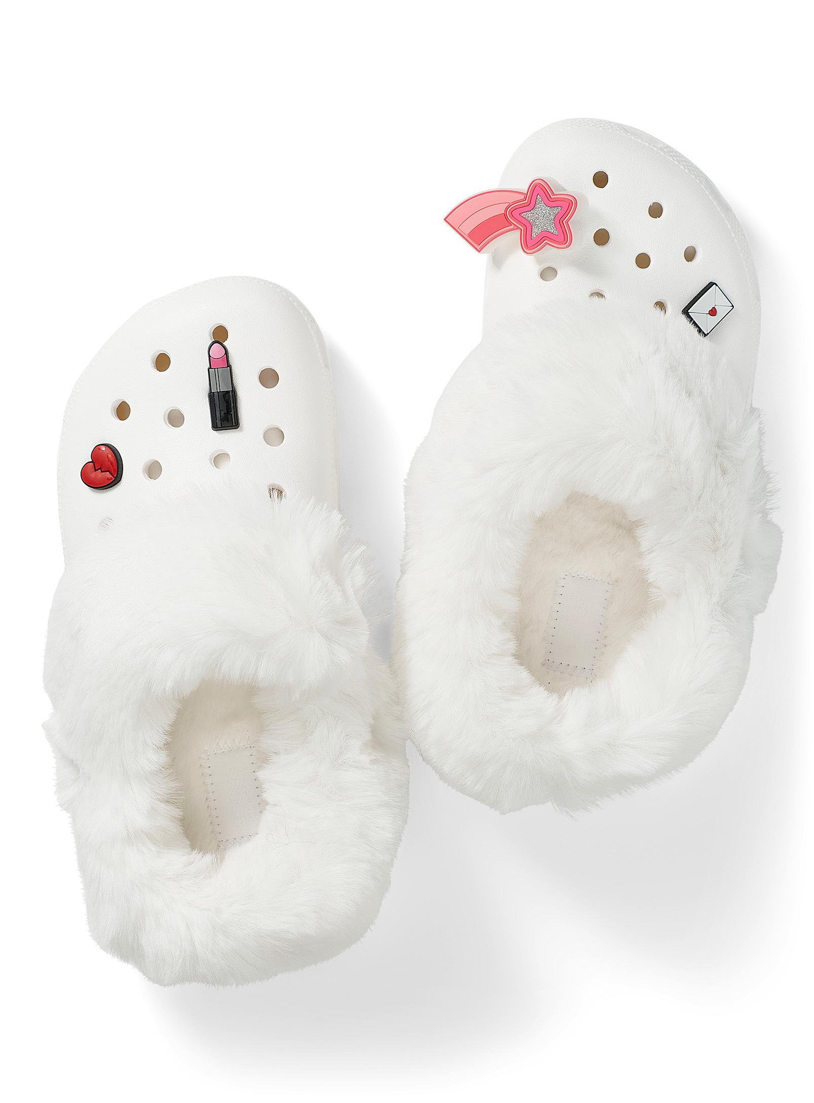 Crocs™ Mammoth Classic Lined Clog Slippers Women in White | Lyst