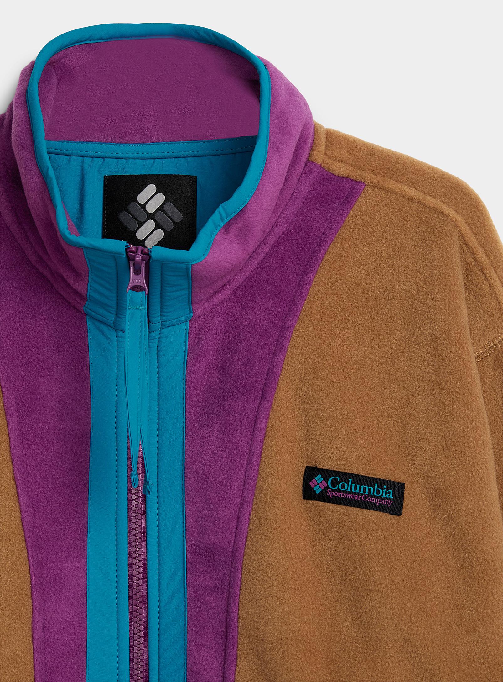 Columbia Retro Block Polar Fleece Jacket in Mauve (Purple) for Men - Lyst