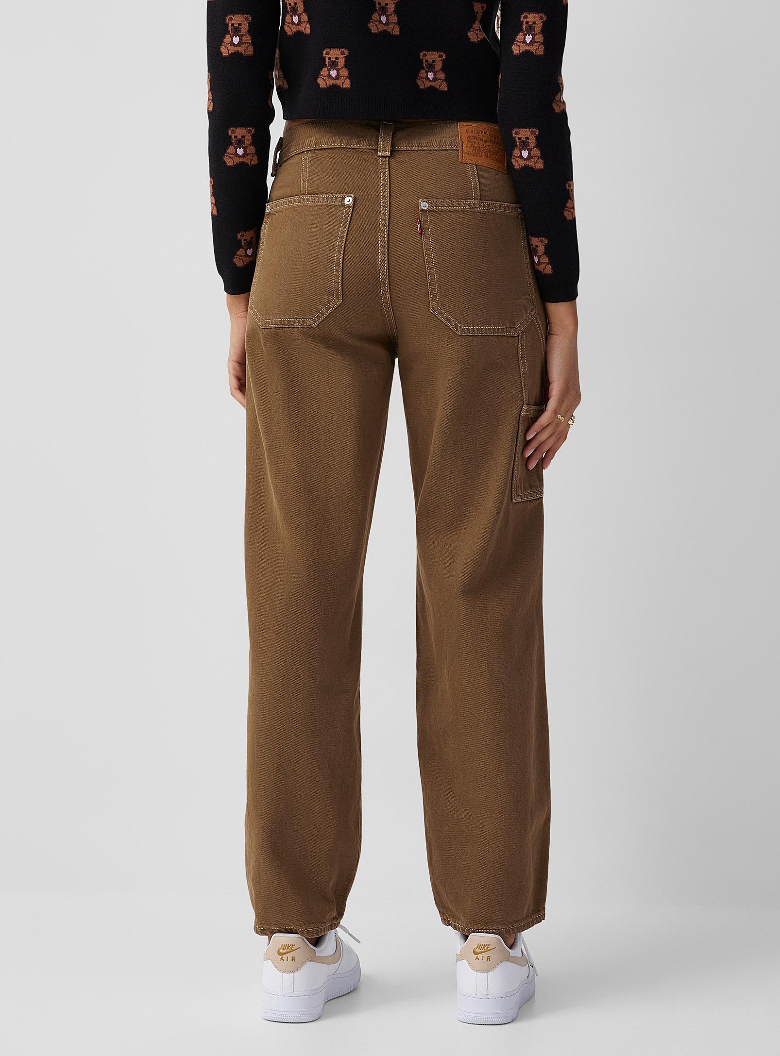 Introducir 63+ imagen levi's dad utility women's pants Abzlocal.mx