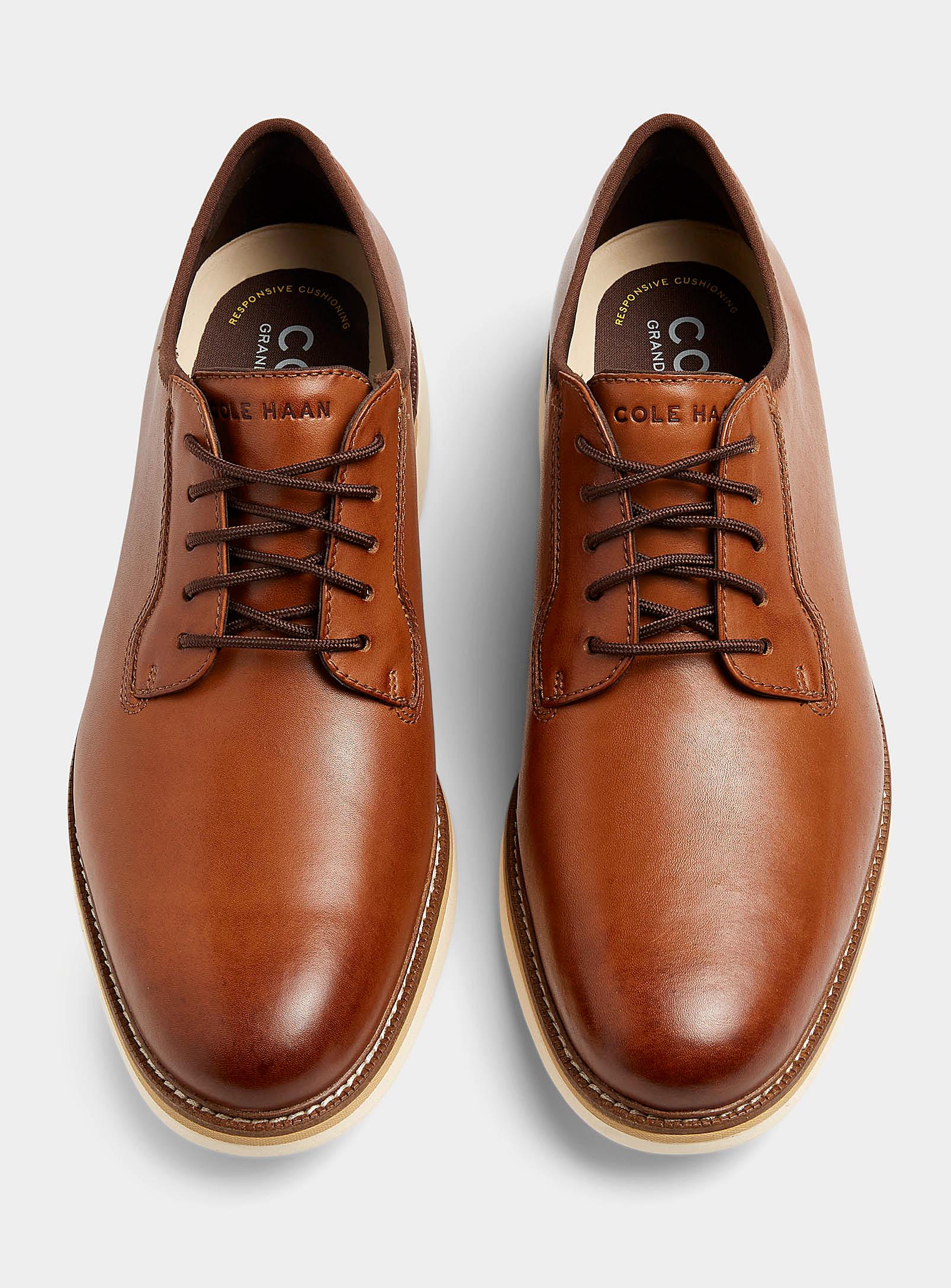 Cole Haan Grand Ambition Postman Blucher Shoes Men in Brown for Men | Lyst