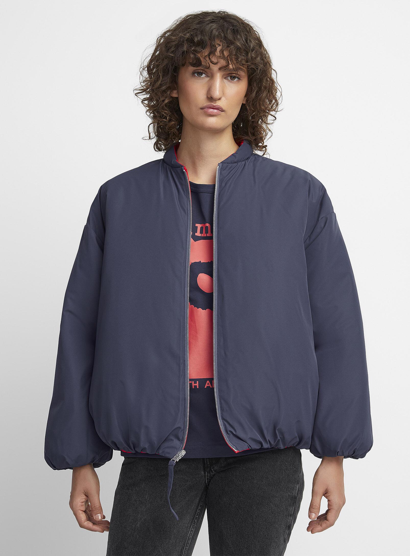 Marimekko Bomberi Unikko Puffer Jacket in Red | Lyst Canada