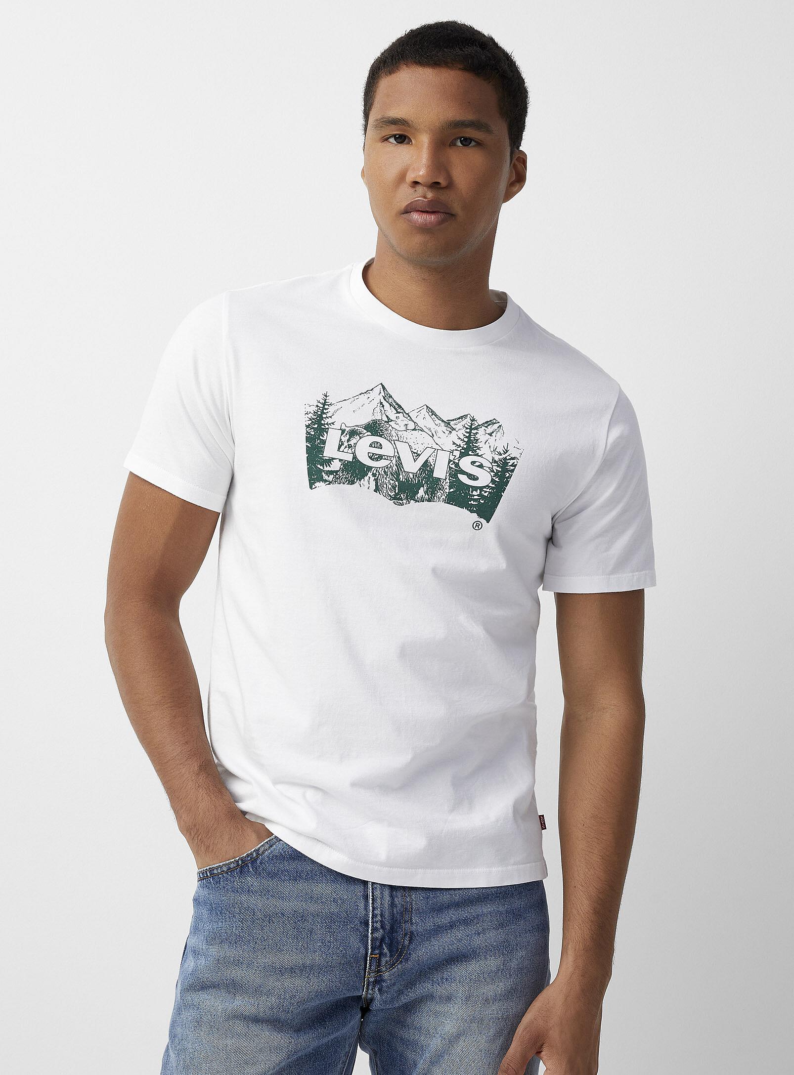 Levi s Mountain Logo T in White for Men Lyst