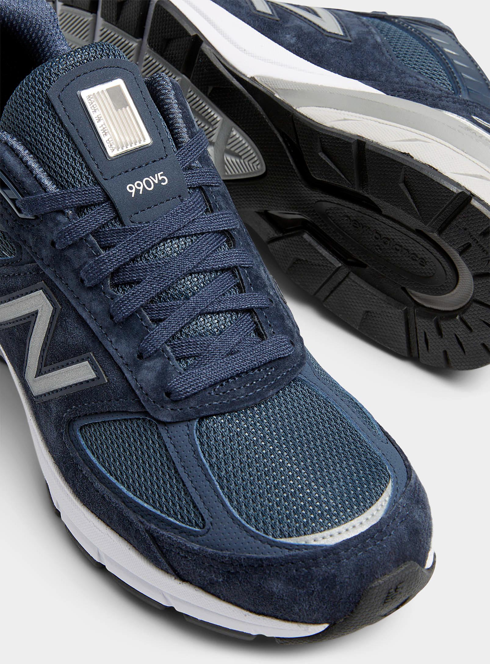 New Balance Suede Made In Usa 990v5 Core Sneakers Men in Marine Blue (Blue)  for Men | Lyst