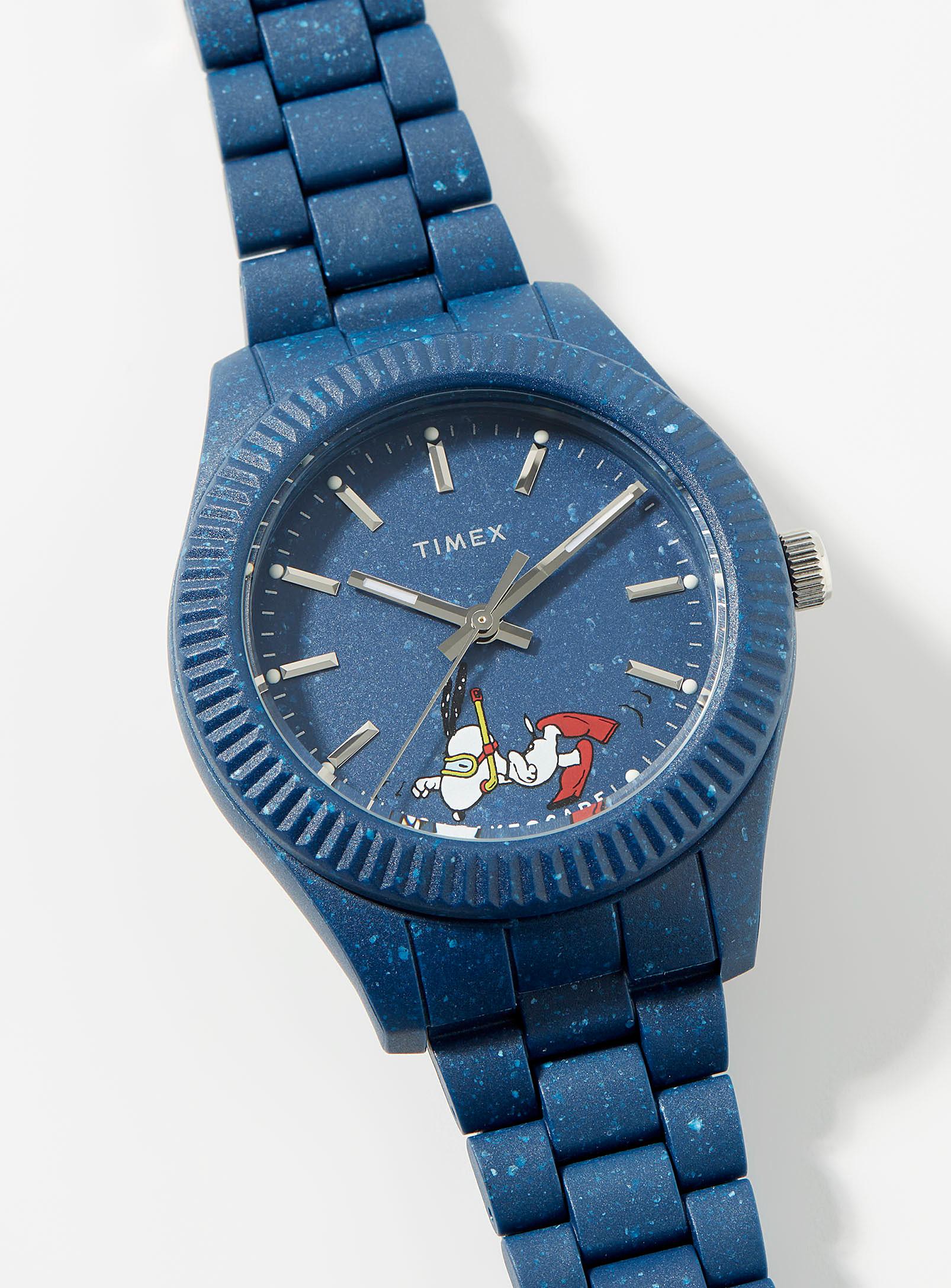 Timex Waterbury Peanuts Watch in Blue Lyst Canada